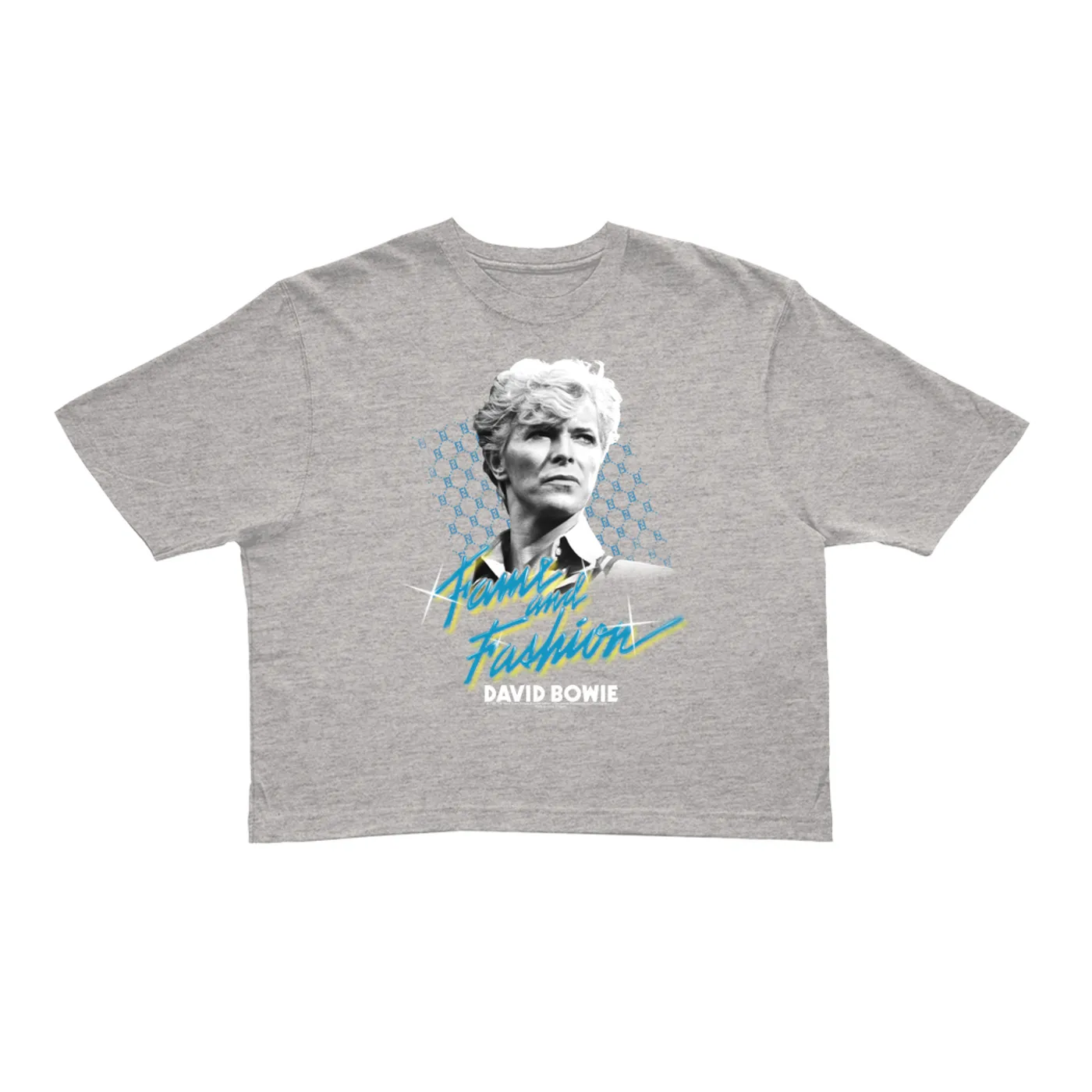 David Bowie Ladies' Crop Tee | Fame And Fashion Design (Merchbar Exclusive) David Bowie Crop T-shirt