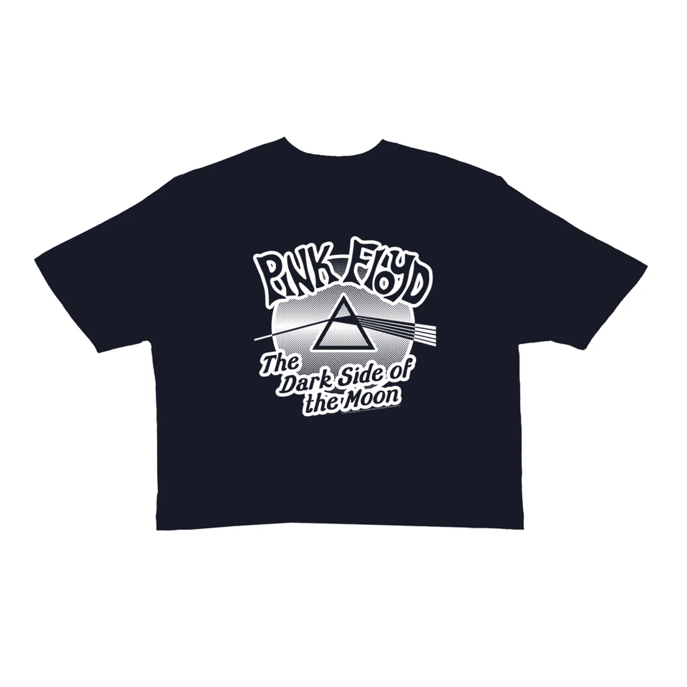 Pink Floyd Ladies' Crop Tee | Retro POP Art Dark Side Of The Moon (Merchbar Exclusive) Pink Floyd Crop T-shirt