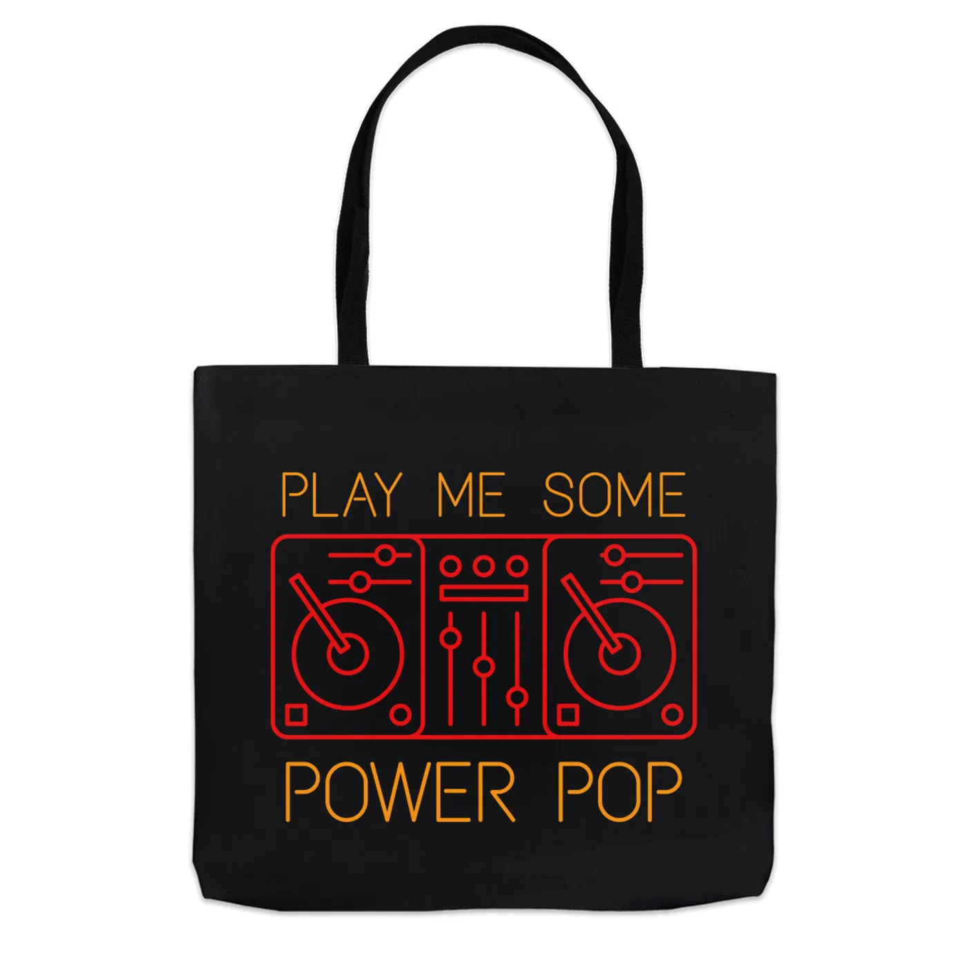 Music Life - Power Pop Merchbar Music Life Tote Bag | Play Me Some Power Pop Merchbar Music Life Bag