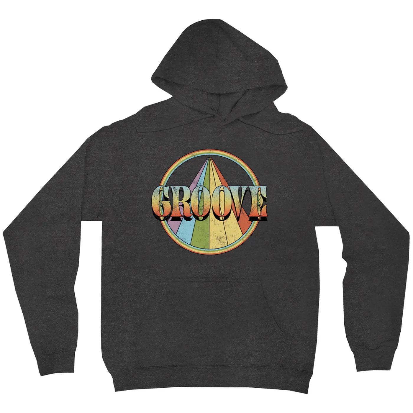 Music Life - Groove Merchbar Music Life Hoodie | Retro Groove Distressed Merchbar Music Life Hoodie