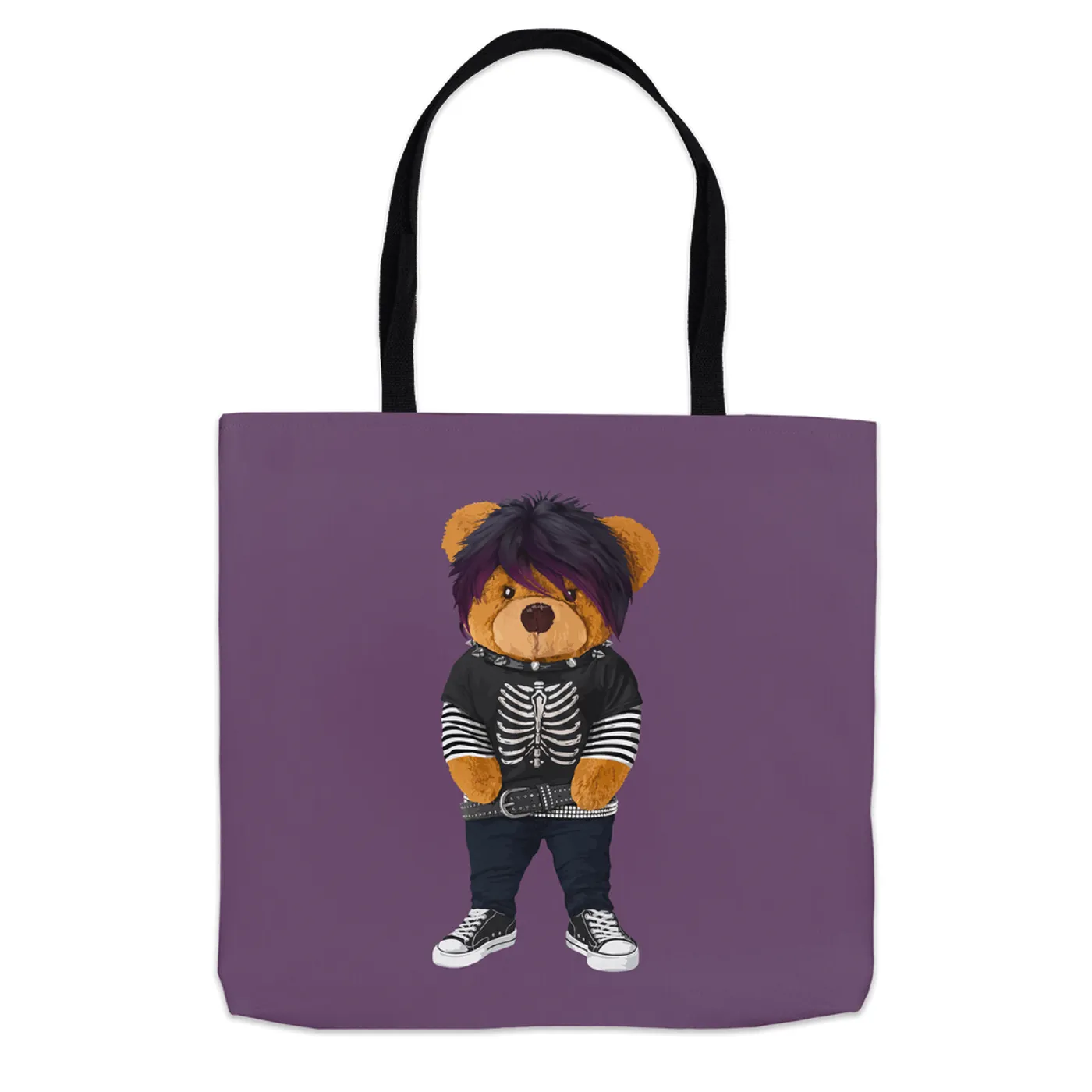 Music Life - Alternative Merchbar Music Life Tote Bag | Emo Teddy Merchbar Music Life Bag