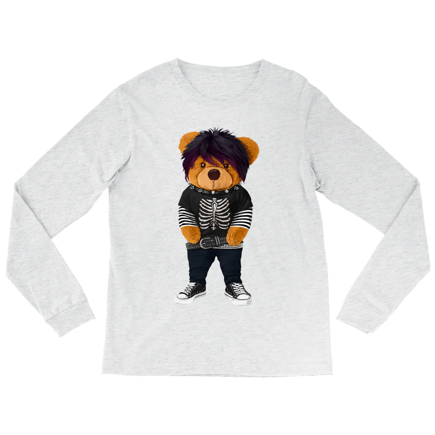 Merchbar Music Life Long Sleeve Shirt | Emo Teddy Merchbar Music Life Shirt