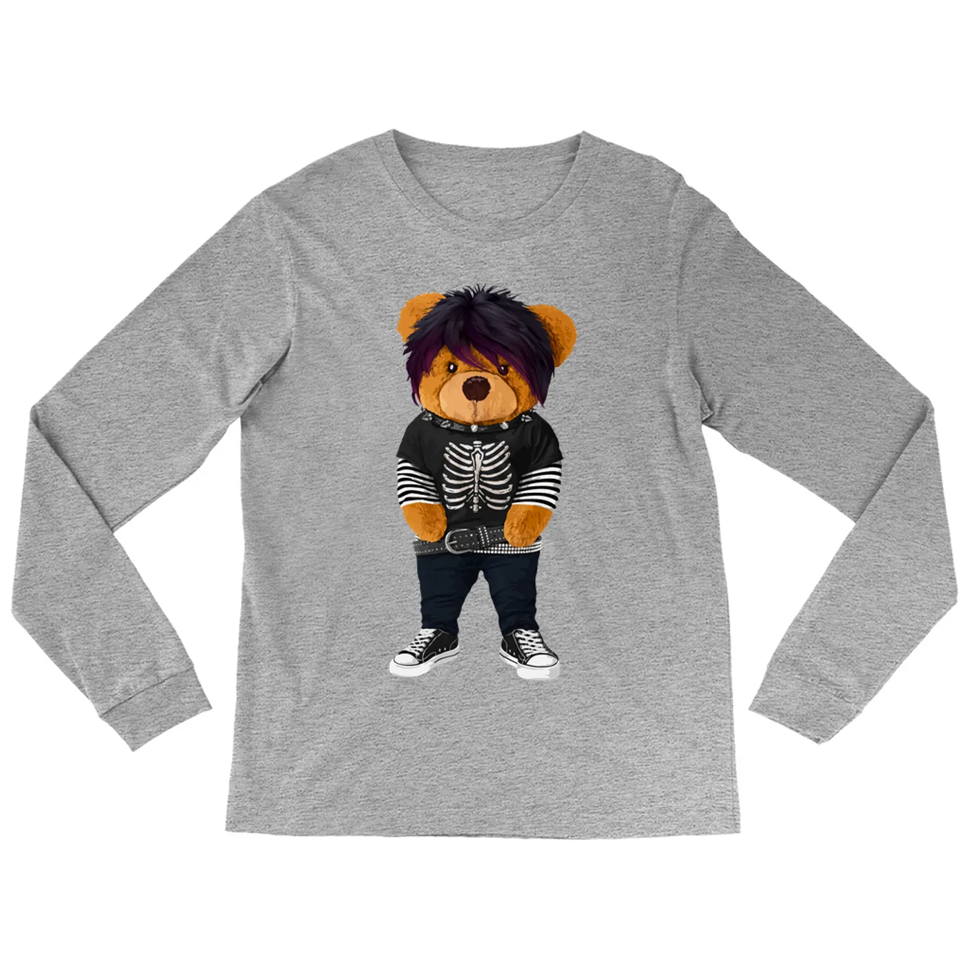 Merchbar Music Life Long Sleeve Shirt | Emo Teddy Merchbar Music Life Shirt
