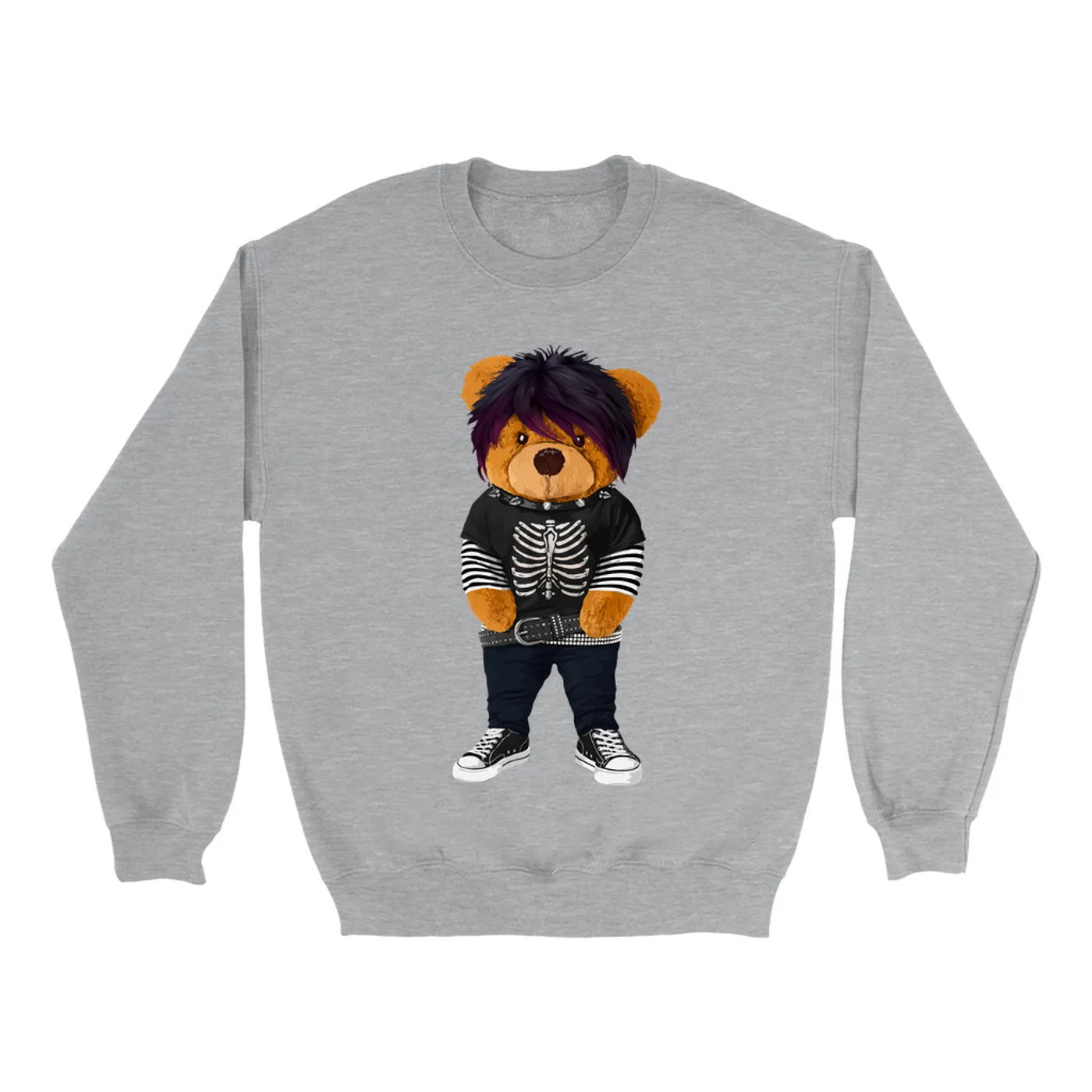 Merchbar Music Life Sweatshirt | Emo Teddy Merchbar Music Life Sweatshirt