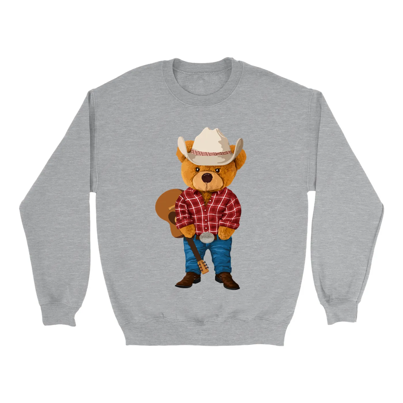 Merchbar Music Life Sweatshirt | Country Western Teddy Merchbar Music Life Sweatshirt