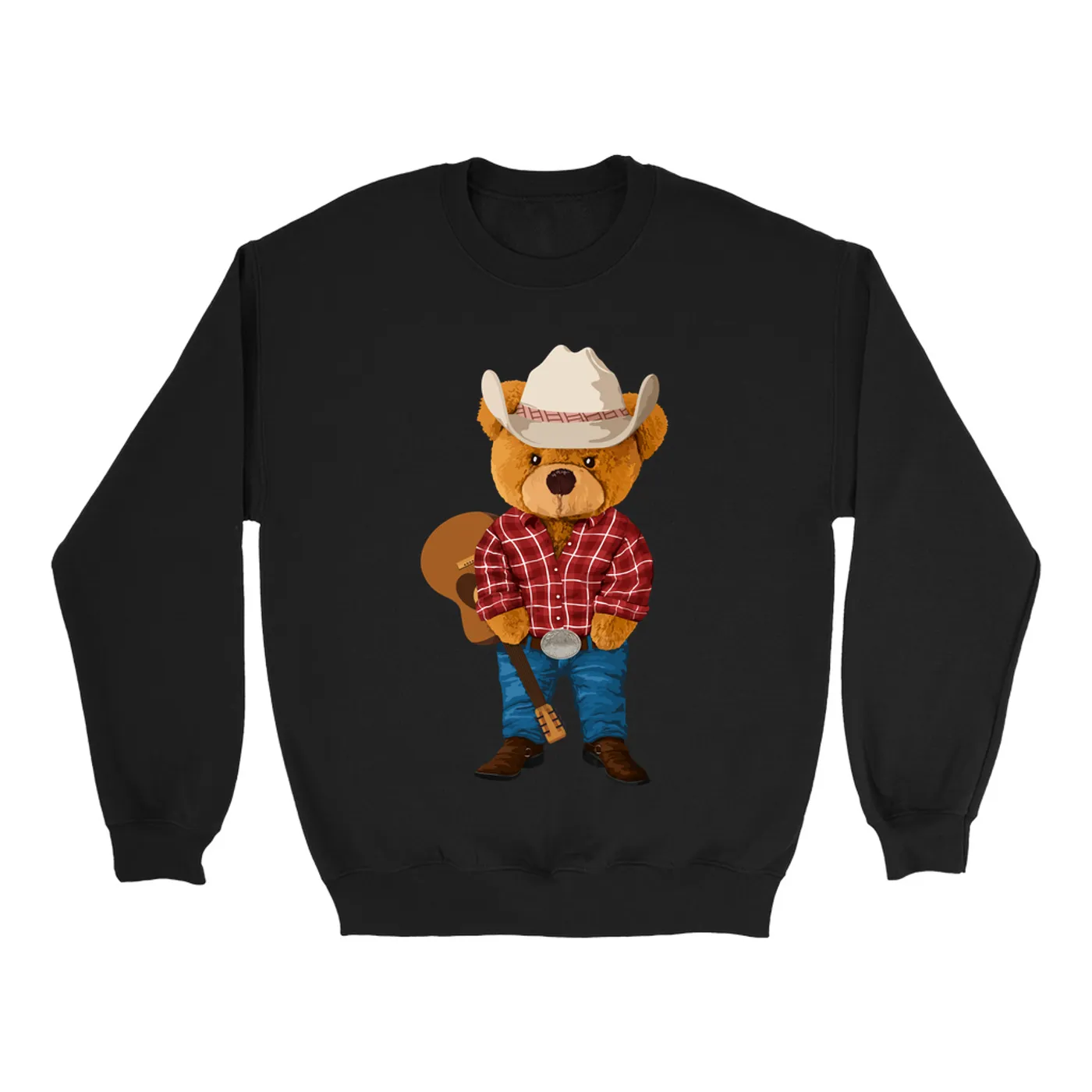 Merchbar Music Life Sweatshirt | Country Western Teddy Merchbar Music Life Sweatshirt