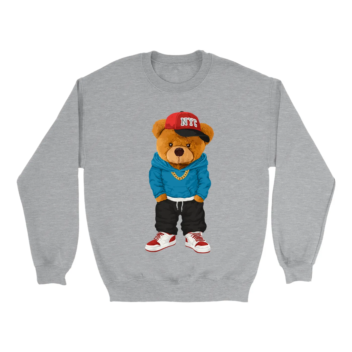 Merchbar Music Life Sweatshirt | Hip Hop Teddy Merchbar Music Life Sweatshirt