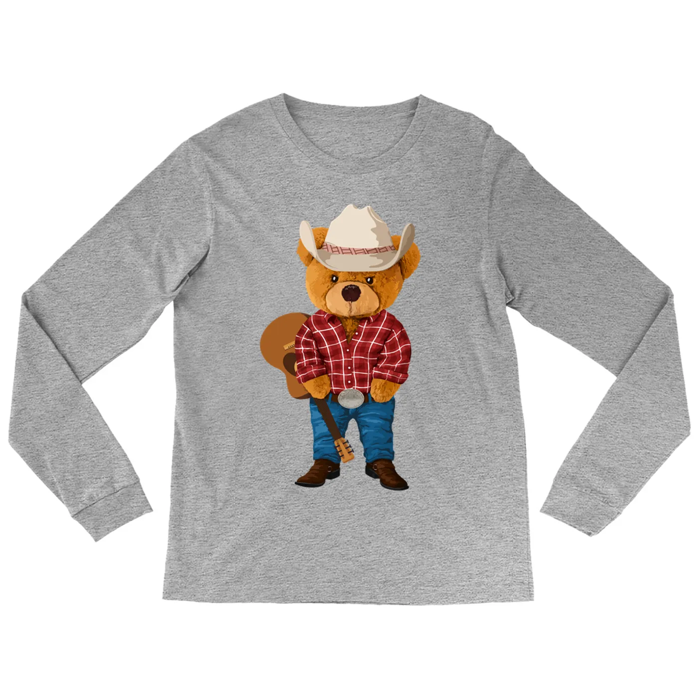 Merchbar Music Life Long Sleeve Shirt | Country Western Teddy Merchbar Music Life Shirt