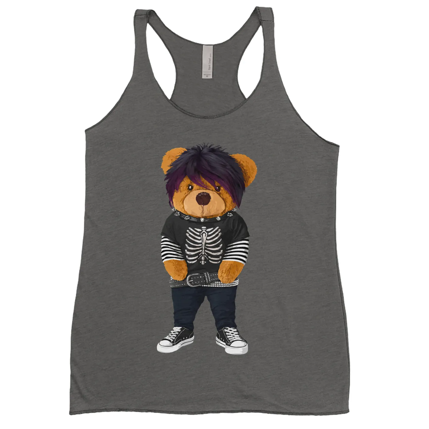 Music Life - Alternative Merchbar Music Life Ladies' Tank Top | Emo Teddy Merchbar Music Life Shirt