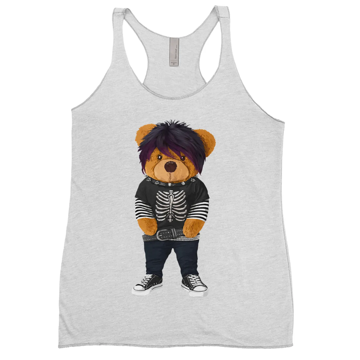 Music Life - Alternative Merchbar Music Life Ladies' Tank Top | Emo Teddy Merchbar Music Life Shirt