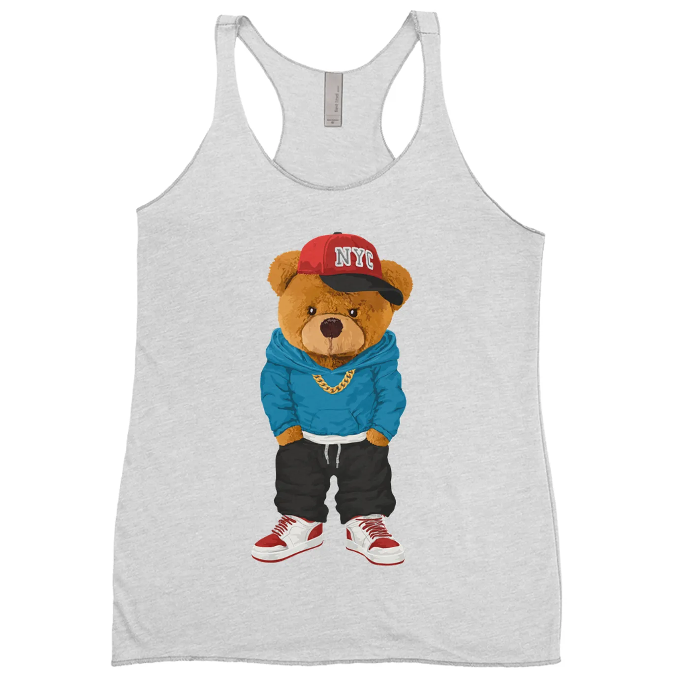 Music Life - Hip Hop Merchbar Music Life Ladies' Tank Top | Hip Hop Teddy Merchbar Music Life Shirt