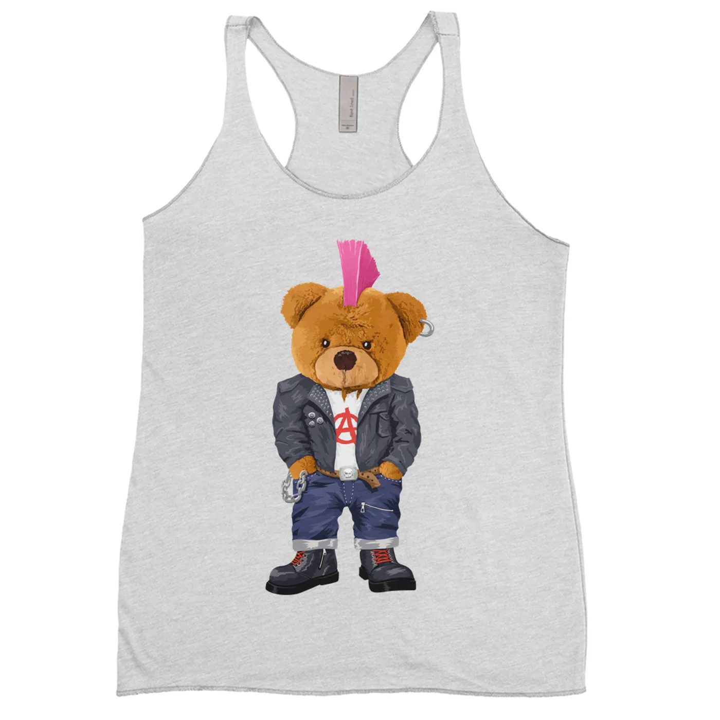 Music Life - Punk Merchbar Music Life Ladies' Tank Top | Punk Teddy Merchbar Music Life Shirt