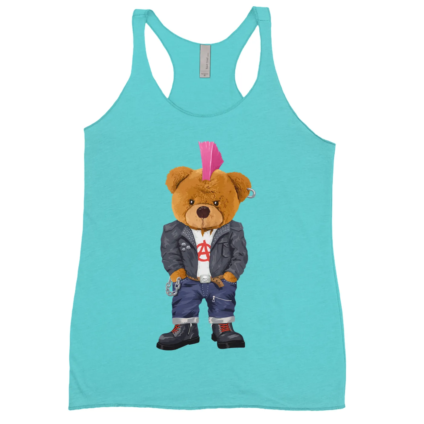 Music Life - Punk Merchbar Music Life Ladies' Tank Top | Punk Teddy Merchbar Music Life Shirt