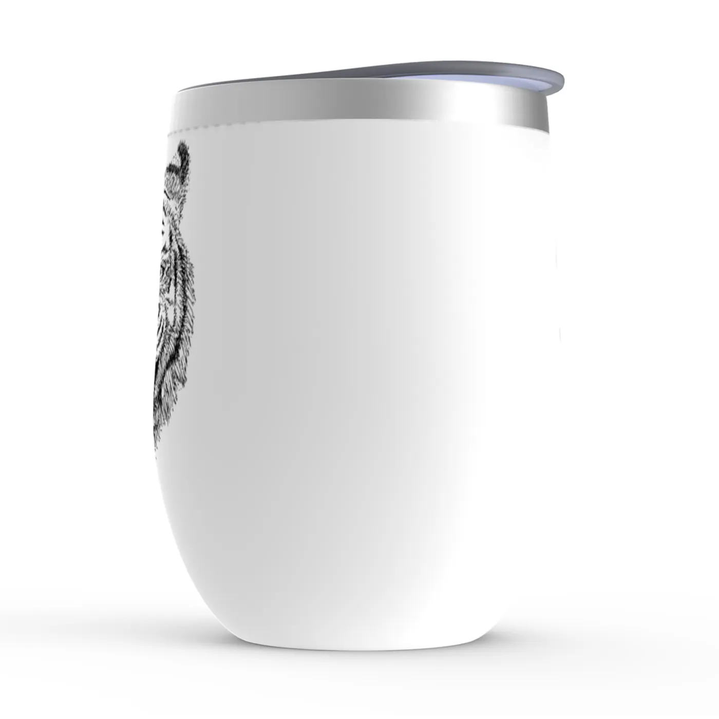 Merchbar Music Life Stemless Wine Tumbler | Party Animal Merchbar Music Life Stemless Wine Tumbler