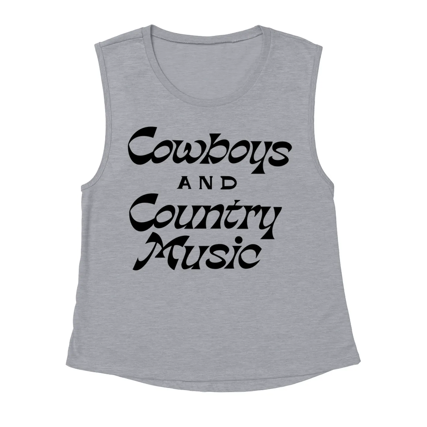 Merchbar Music Life Muscle Tank Top | Cowboys And Country Music Merchbar Music Life Muscle Tank Top