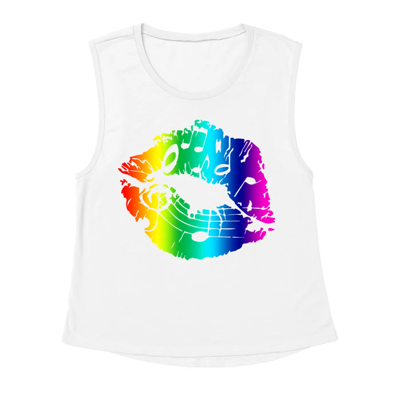 Merchbar Music Life Muscle Tank Top | Lip Service Merchbar Music Life Muscle Tank Top