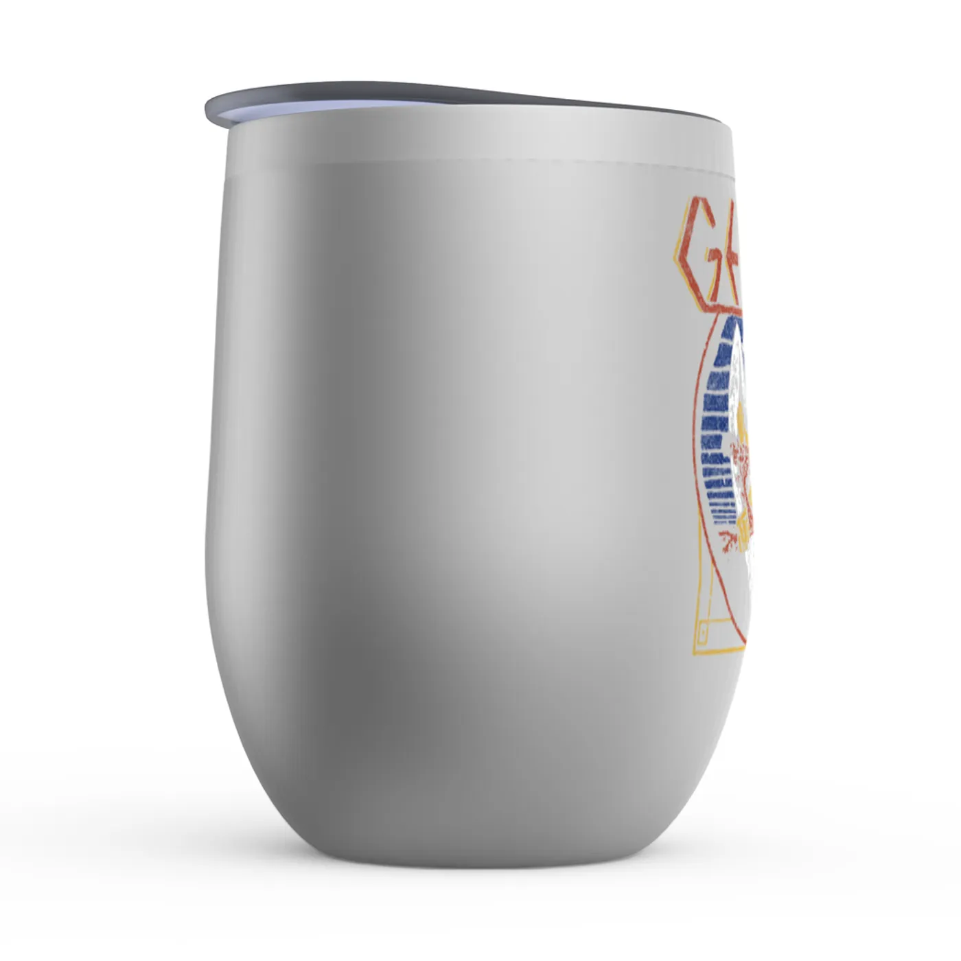 Genesis Wine Tumbler | Vintage Genesis Logo Genesis Stemless Wine Tumbler