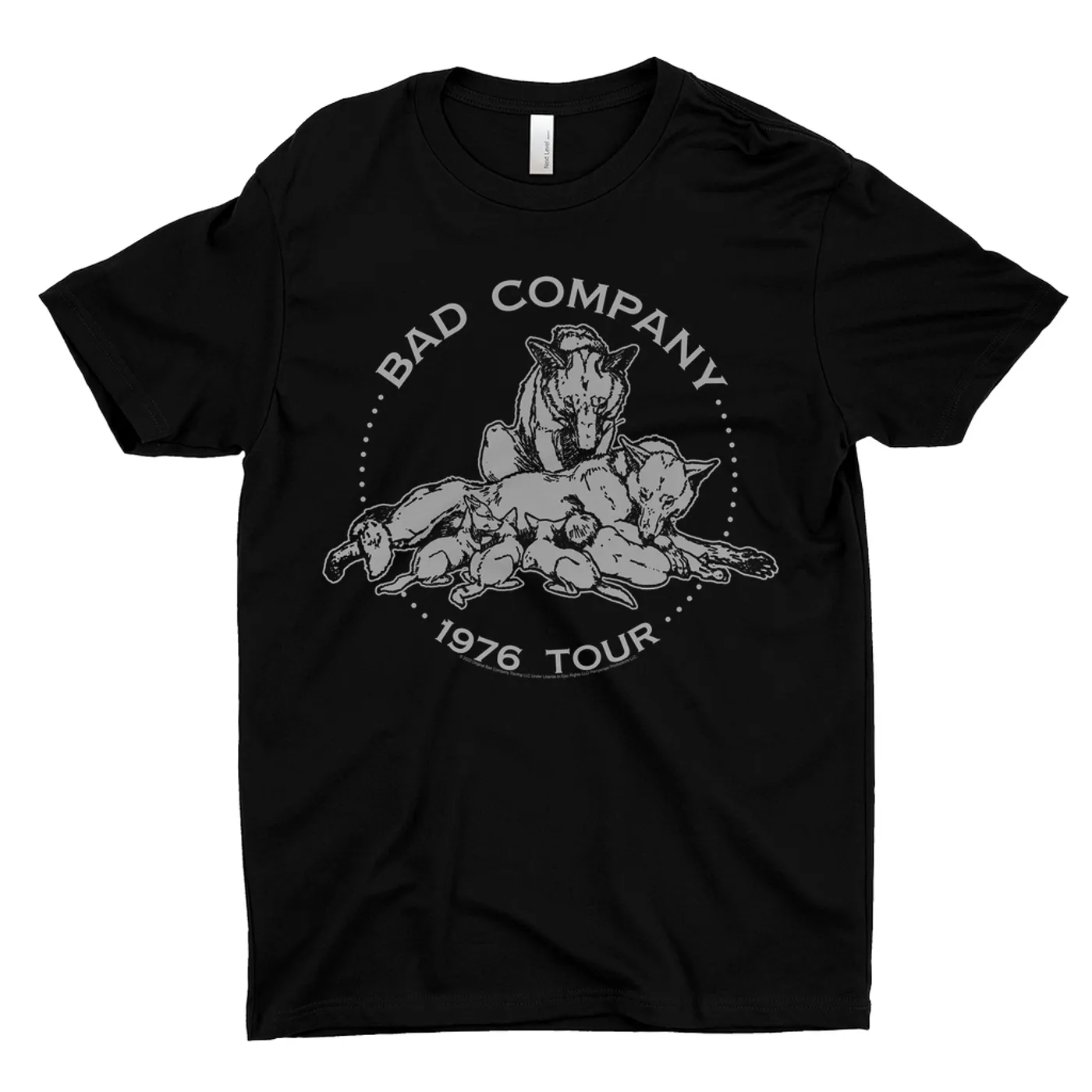 Bad Company T-Shirt | Run With The Pack 1976 Tour Bad Company Shirt
