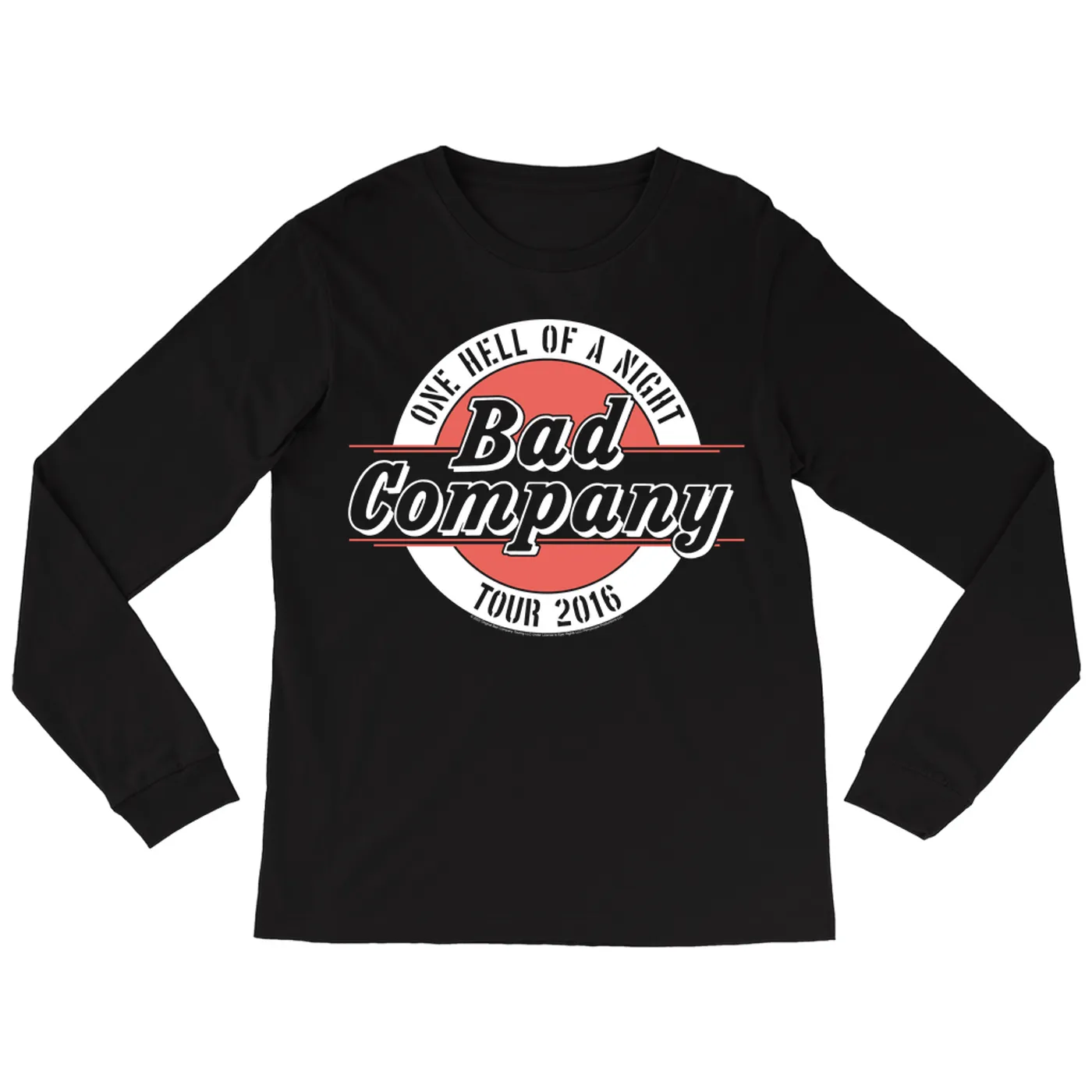Bad Company Long Sleeve Shirt | One Hell Of A Night 2016 Tour Bad Company Shirt
