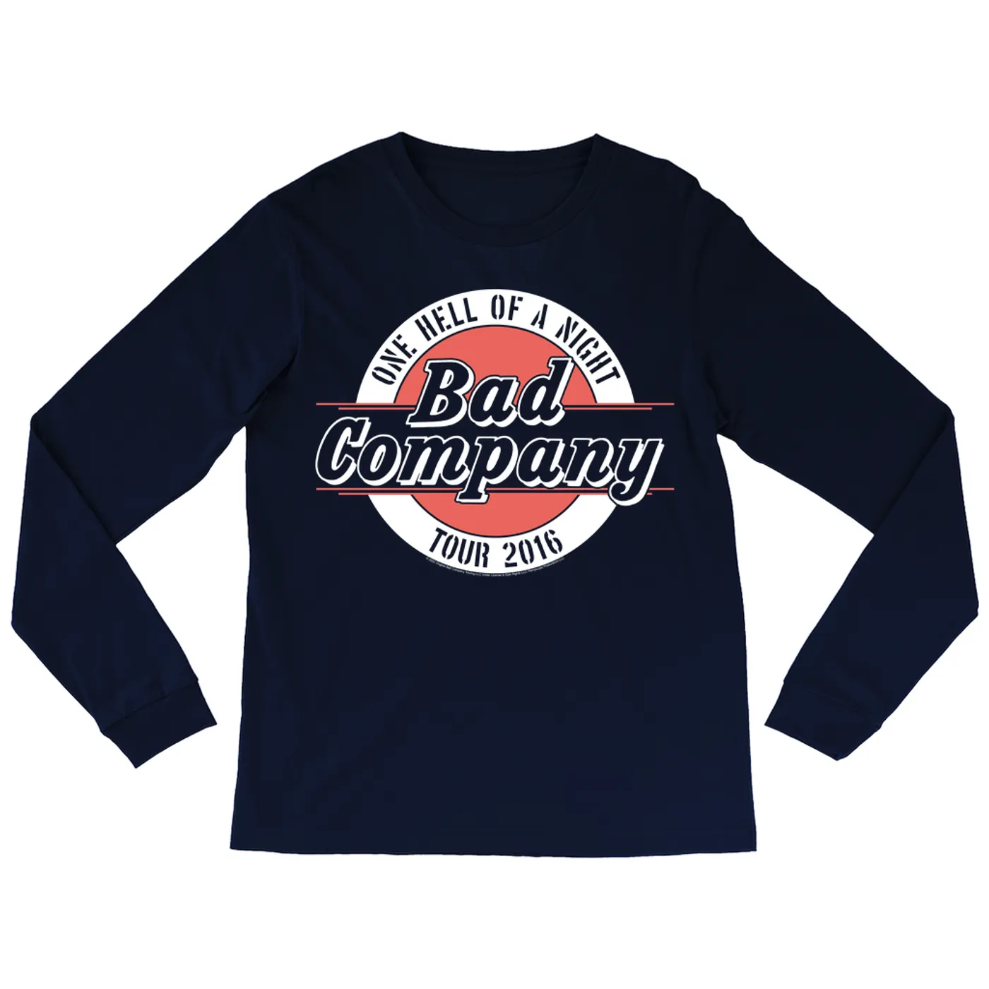 Bad Company Long Sleeve Shirt | One Hell Of A Night 2016 Tour Bad Company Shirt