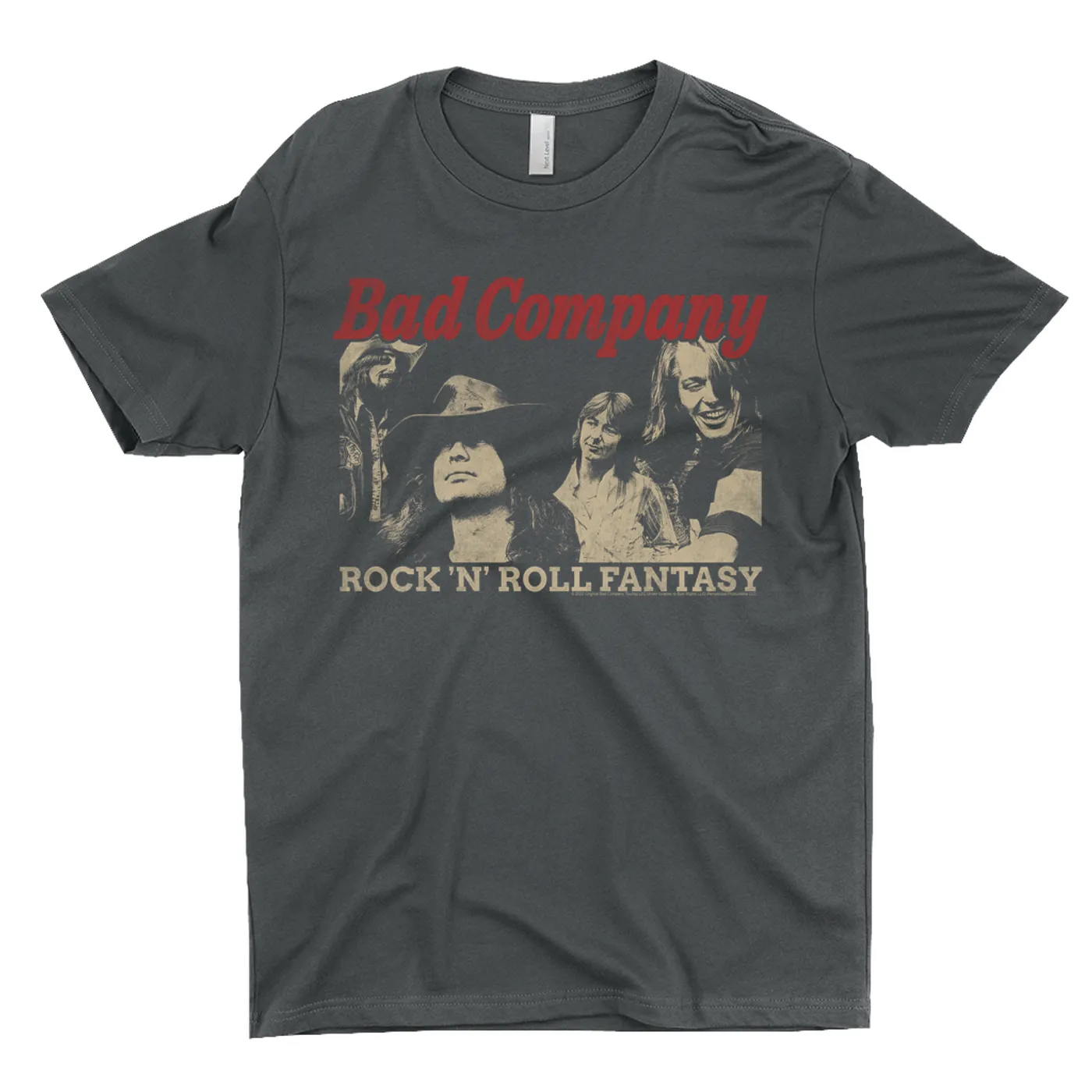 Bad Company T-Shirt | Rock n' Roll Fantasy Album Design Distressed Bad Company Shirt