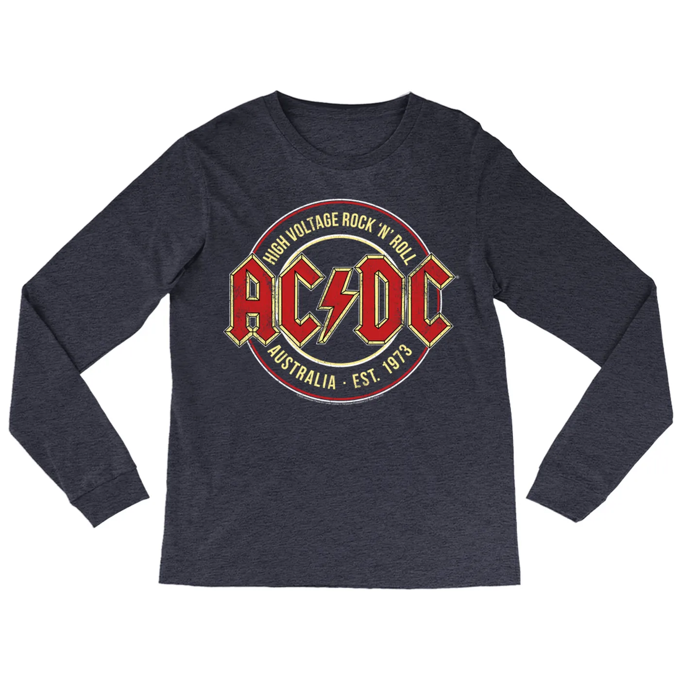 AC/DC Long Sleeve Shirt | High Voltage Rock n' Roll Australia ACDC Shirt