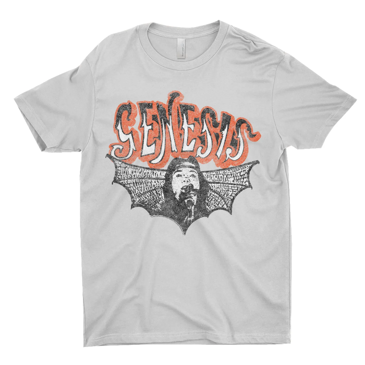 Genesis T-Shirt | Logo With Wings Image Distressed Genesis Shirt