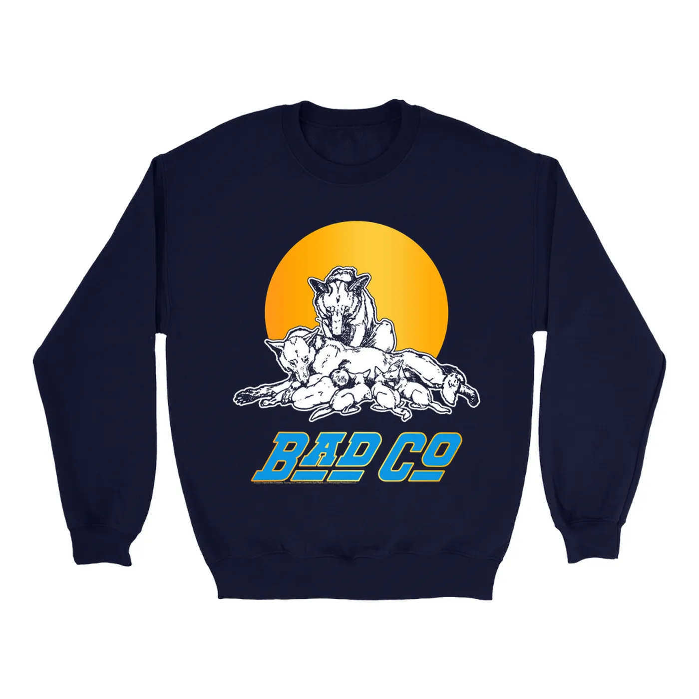 Bad Company Sweatshirt | Run With The Pack Retro Sun Bad Company Sweatshirt