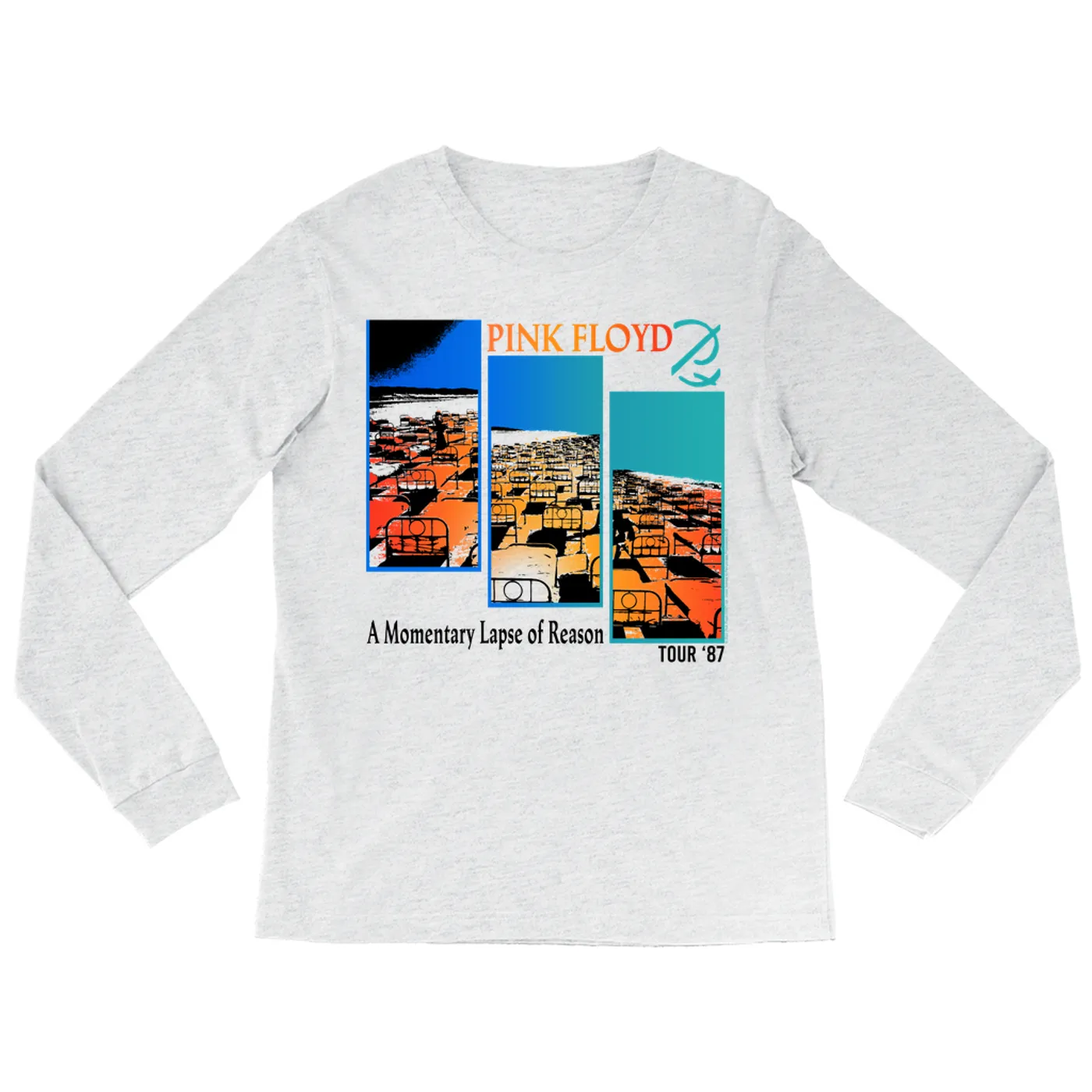 Pink Floyd Long Sleeve Shirt | Fragmented Momentary Lapse Of Reason '87 Tour Pink Floyd Shirt (Merchbar Exclusive)