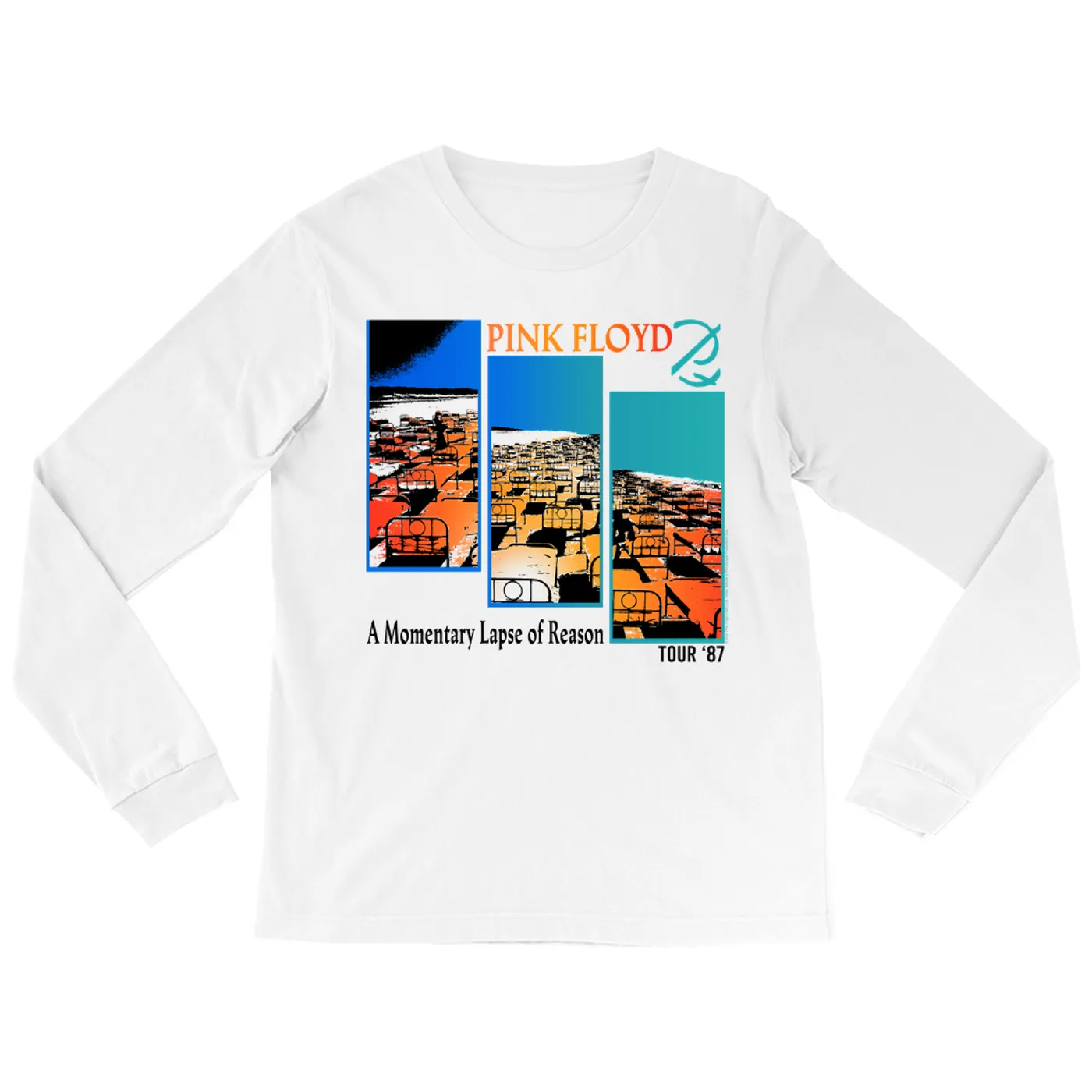 Pink Floyd Long Sleeve Shirt | Fragmented Momentary Lapse Of Reason '87 Tour Pink Floyd Shirt (Merchbar Exclusive)