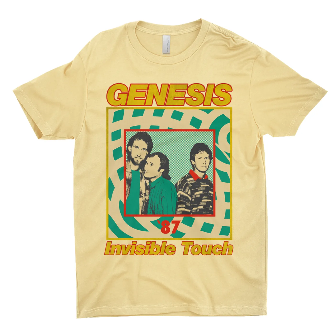 Genesis T-Shirt | Invisible Touch '87 Retro Tour Image Genesis Shirt