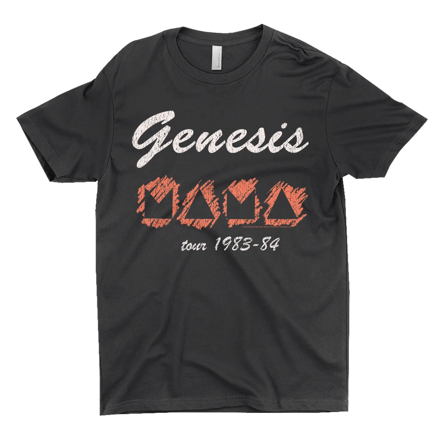 Genesis T-Shirt | Mama Tour 1983-84 Image Distressed Genesis Shirt