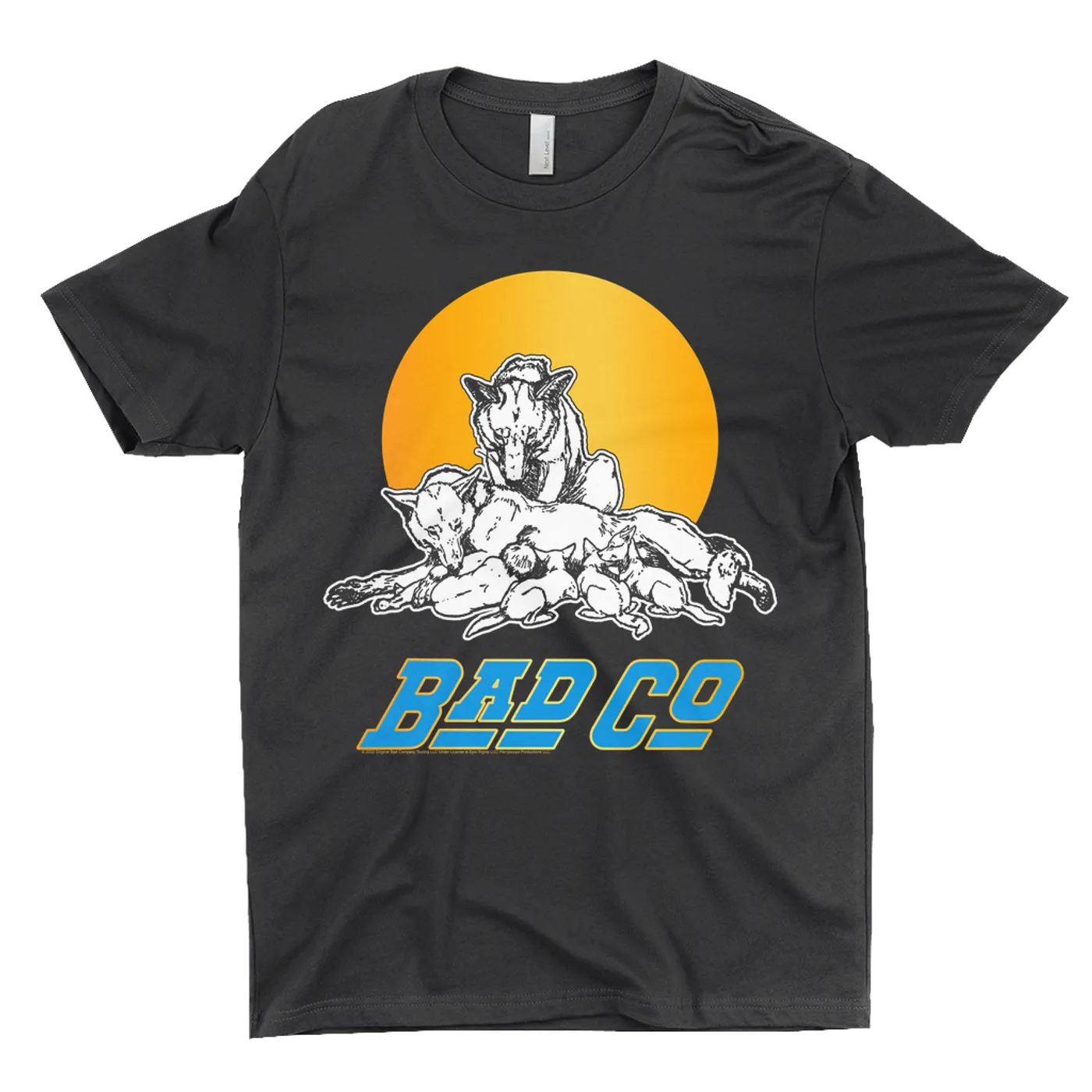 Bad Company T-Shirt | Run With The Pack Retro Sun Bad Company Shirt