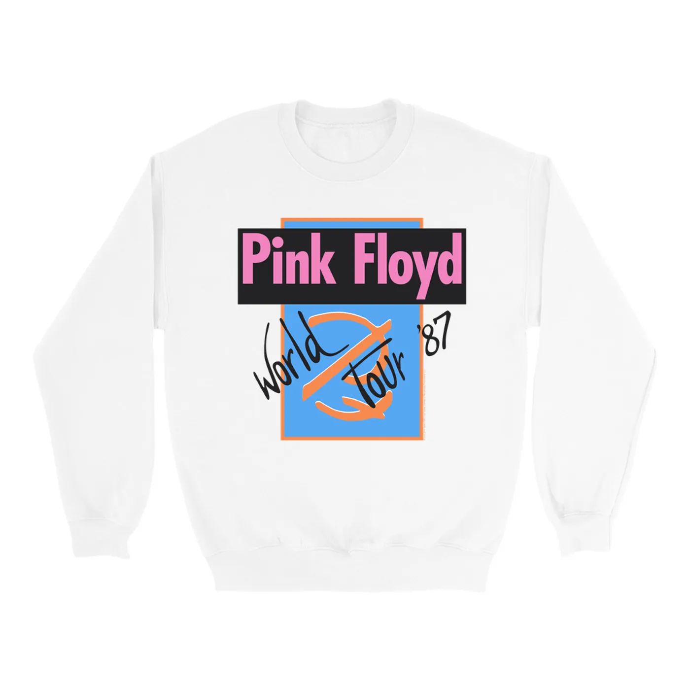 Pink Floyd Sweatshirt | World Tour '87 Logo Pink Floyd Sweatshirt