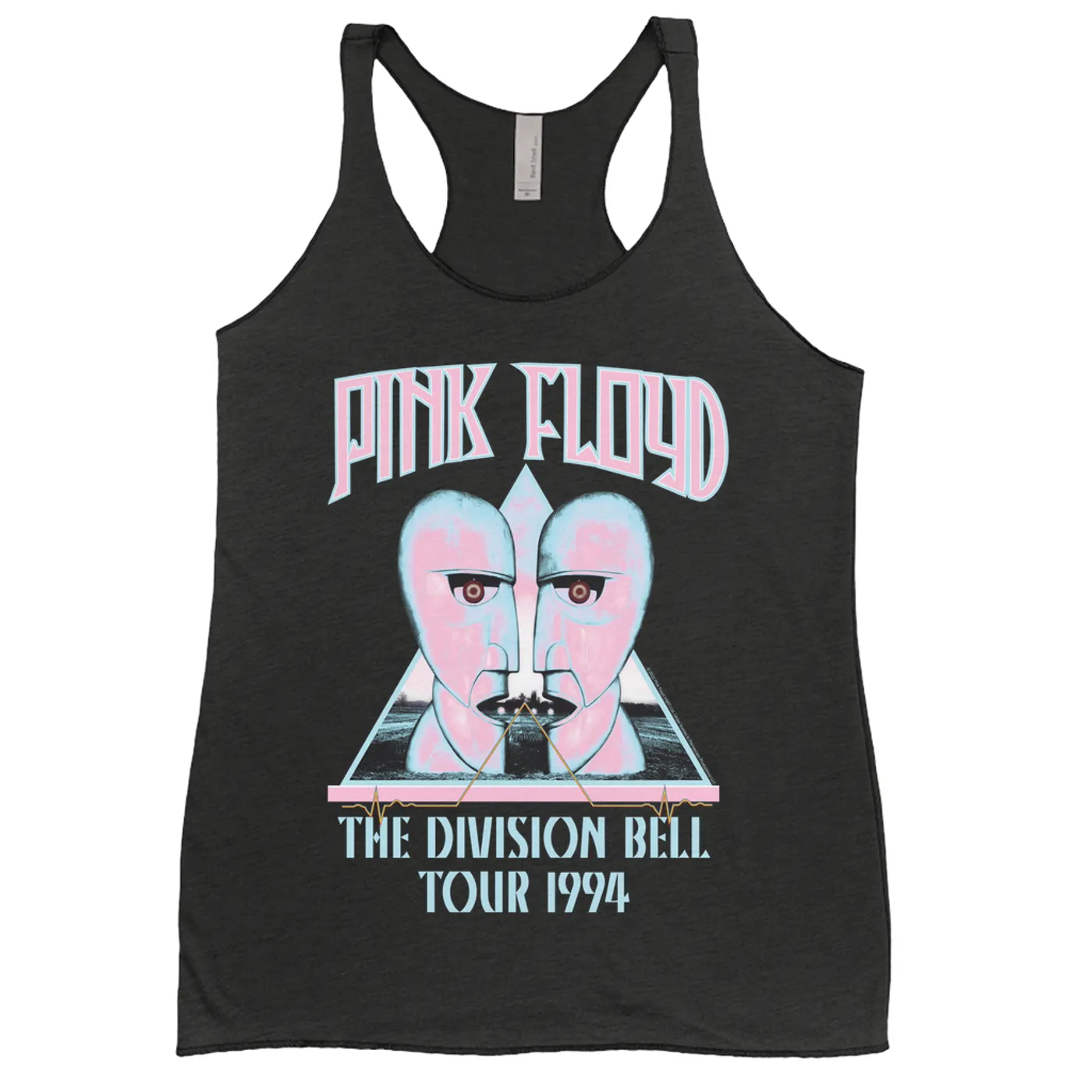 Pink Floyd Ladies' Tank Top | Colorful Division Bell 1994 Tour Design Pink Floyd Shirt (Merchbar Exclusive)
