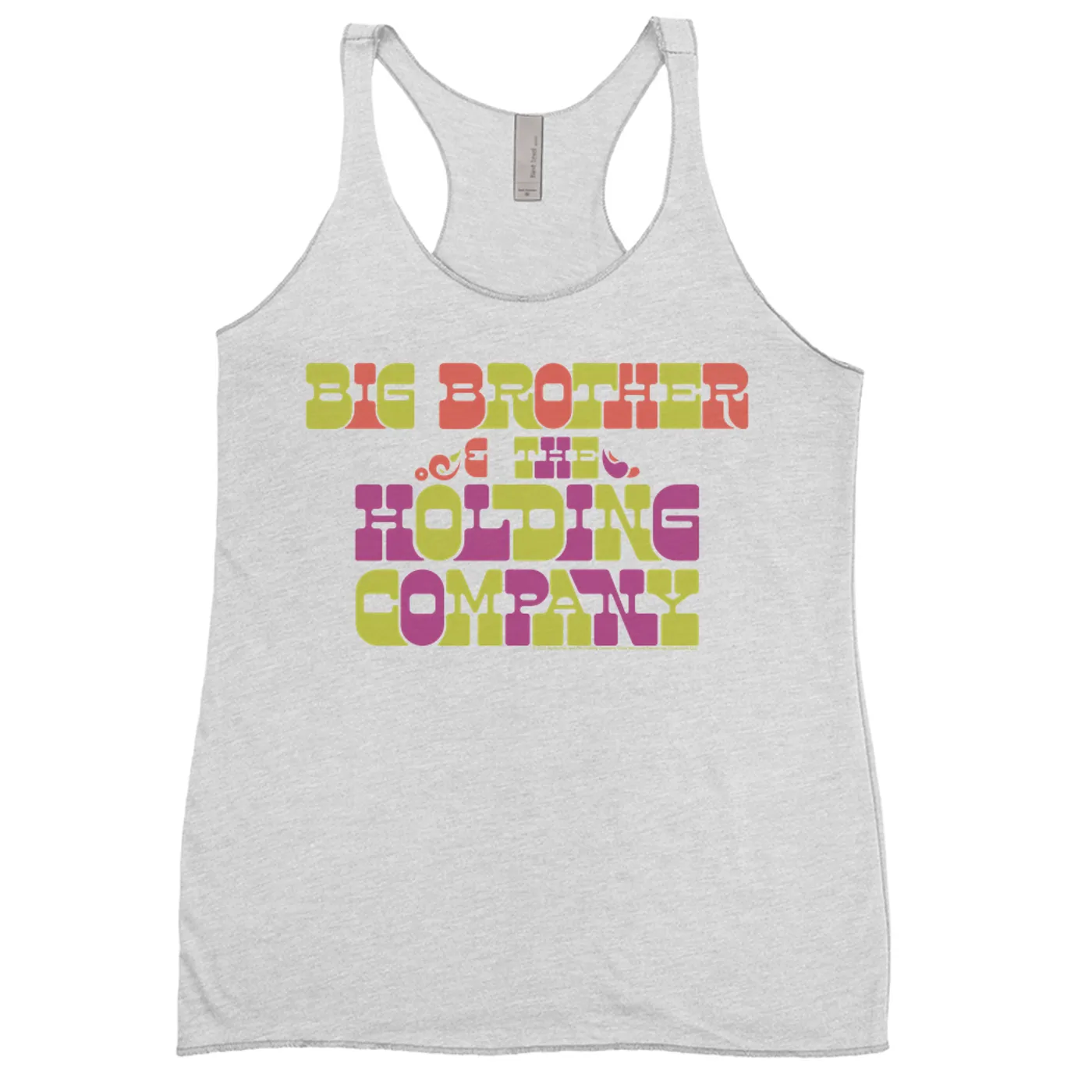 Big Brother & The Holding Company Big Brother and The Holding Co. Ladies' Tank Top | BBHC Retro Logo Big Brother and The Holding Co. Shirt