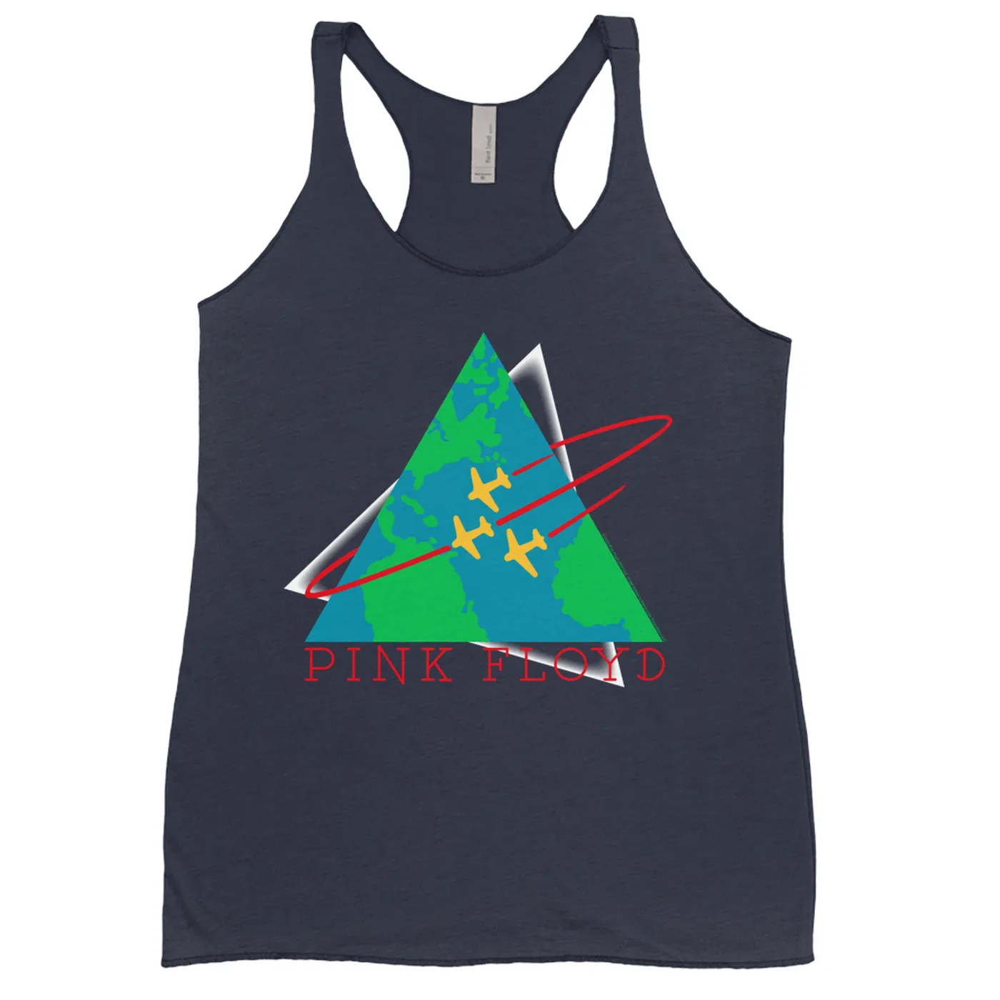 Pink Floyd Ladies' Tank Top | Learning To Fly Concert Logo Pink Floyd Shirt