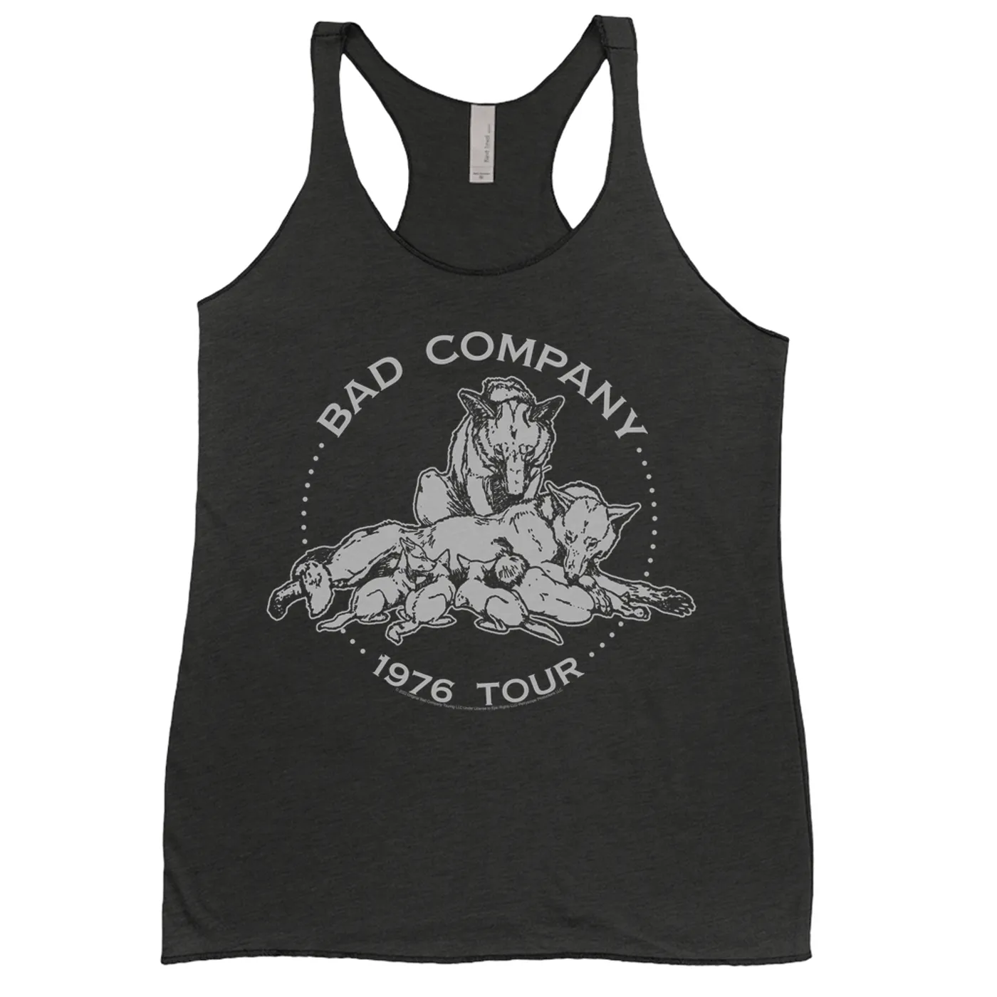 Bad Company Ladies' Tank Top | Run With The Pack 1976 Tour Bad Company Shirt