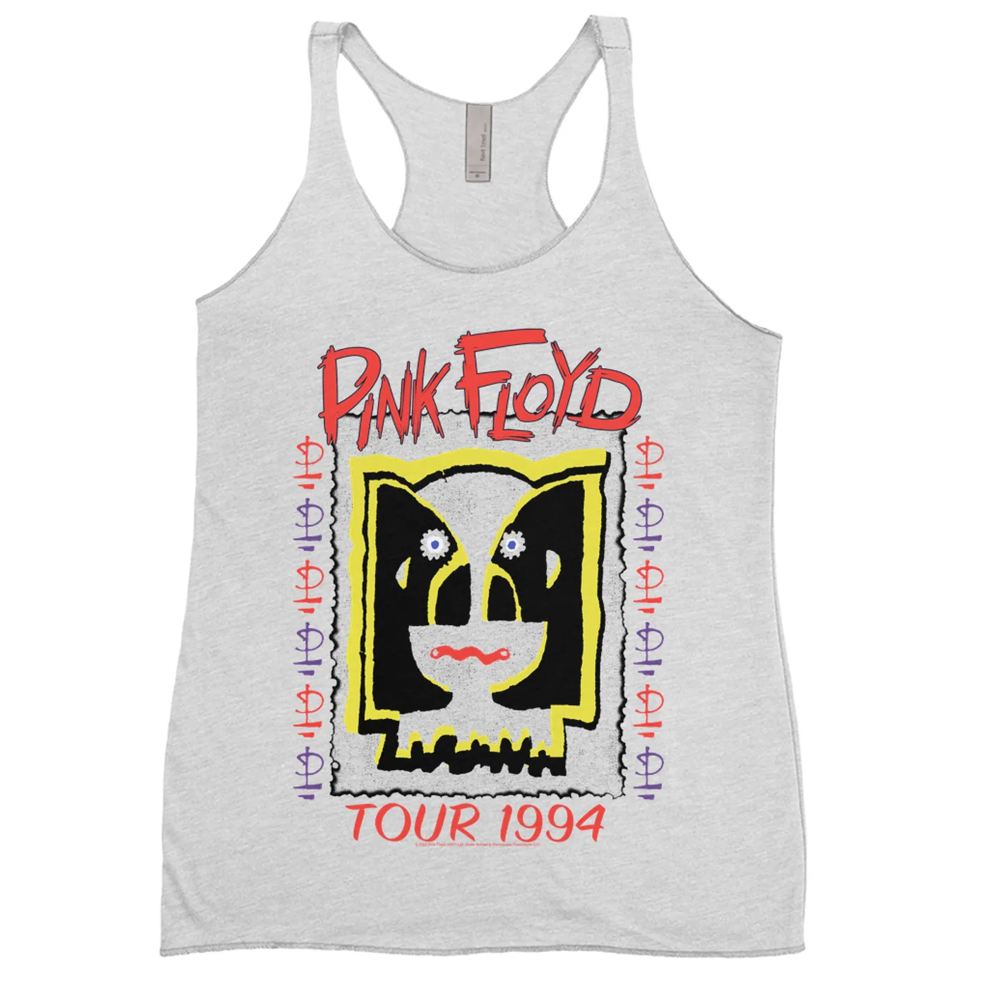 Pink Floyd Ladies' Tank Top | 1994 Concert Tour Division Bell Image (Merchbar Exclusive) Pink Floyd Shirt
