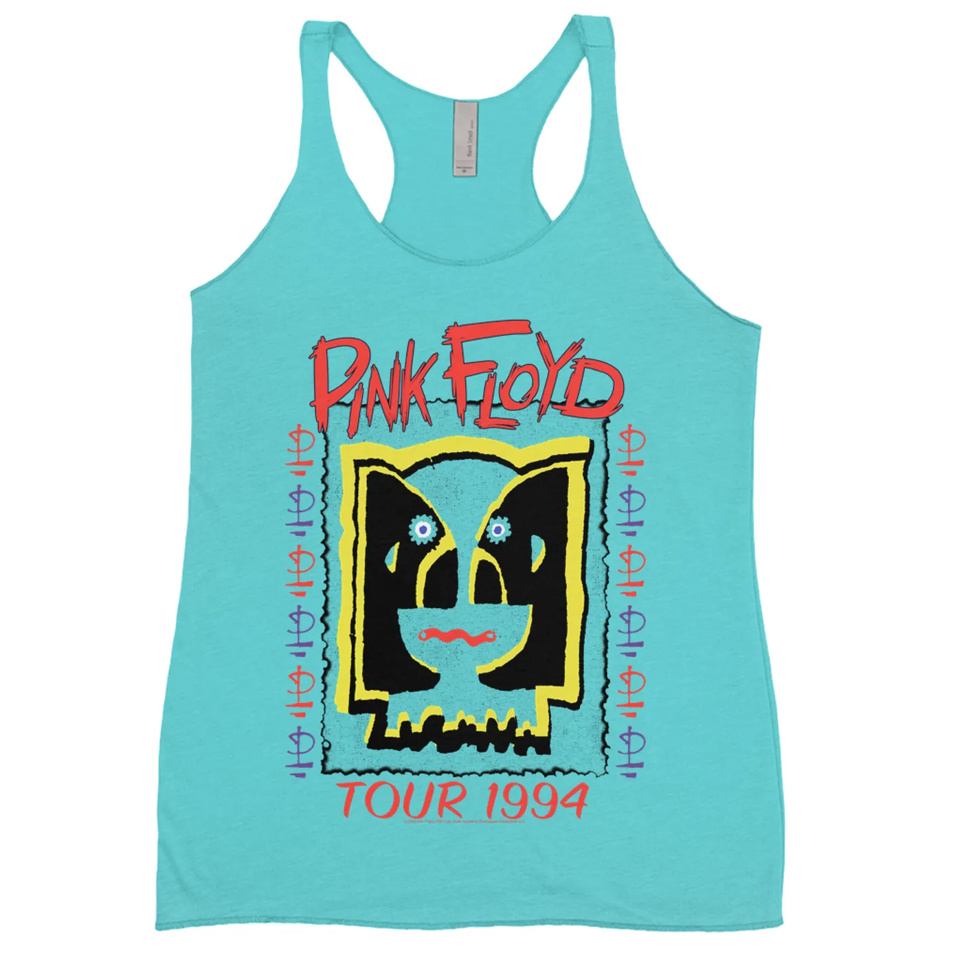 Pink Floyd Ladies' Tank Top | 1994 Concert Tour Division Bell Image (Merchbar Exclusive) Pink Floyd Shirt