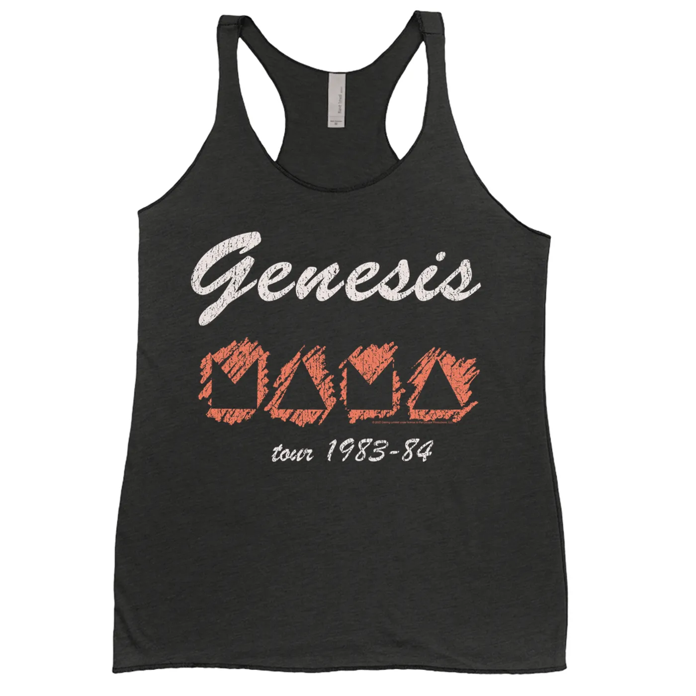 Genesis Ladies' Tank Top | Mama Tour 1983-84 Image Distressed Genesis Shirt