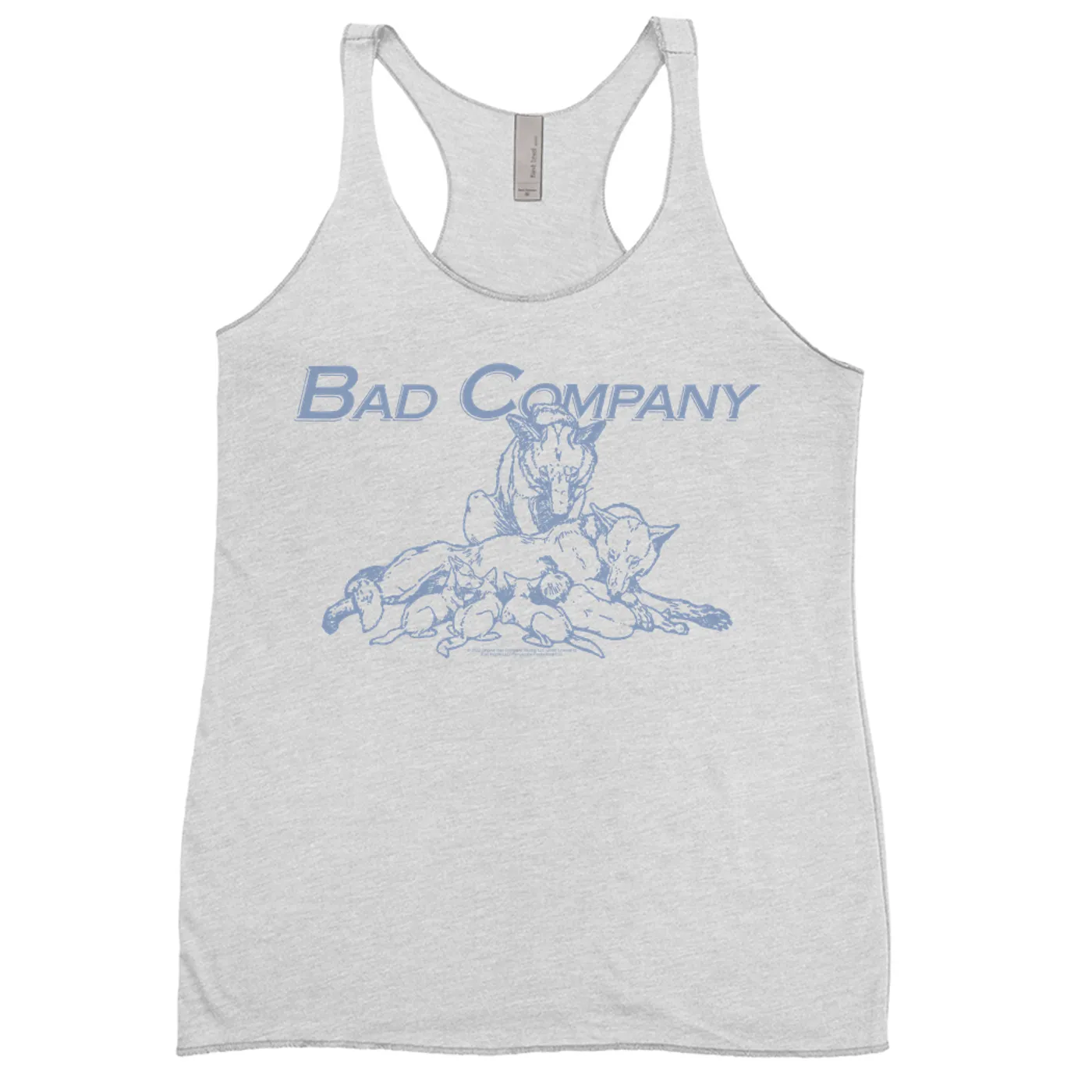 Bad Company Ladies' Tank Top | Run With The Pack Slate Blue Image (Merchbar Exclusive) Bad Company Shirt