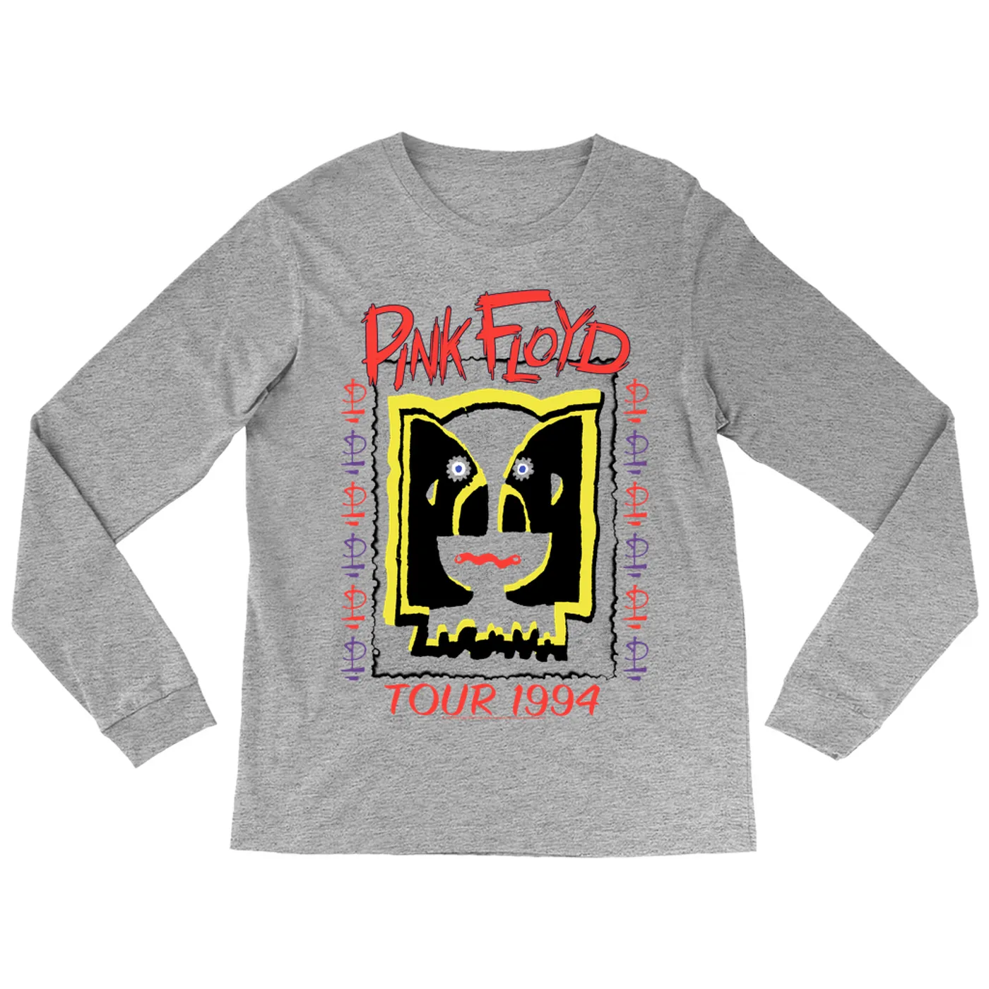 Pink Floyd Long Sleeve Shirt | 1994 Concert Tour Division Bell Image (Merchbar Exclusive) Pink Floyd Shirt