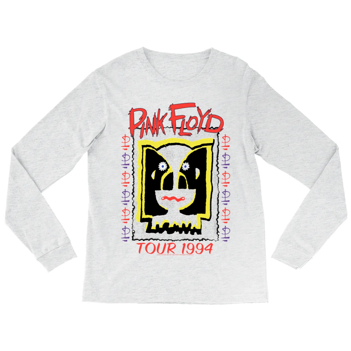 Pink Floyd Long Sleeve Shirt | 1994 Concert Tour Division Bell Image (Merchbar Exclusive) Pink Floyd Shirt