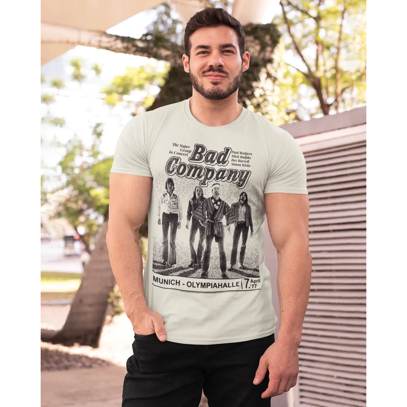 Bad Company T-Shirt | Munich Live In Concert 1977 Bad Company Shirt