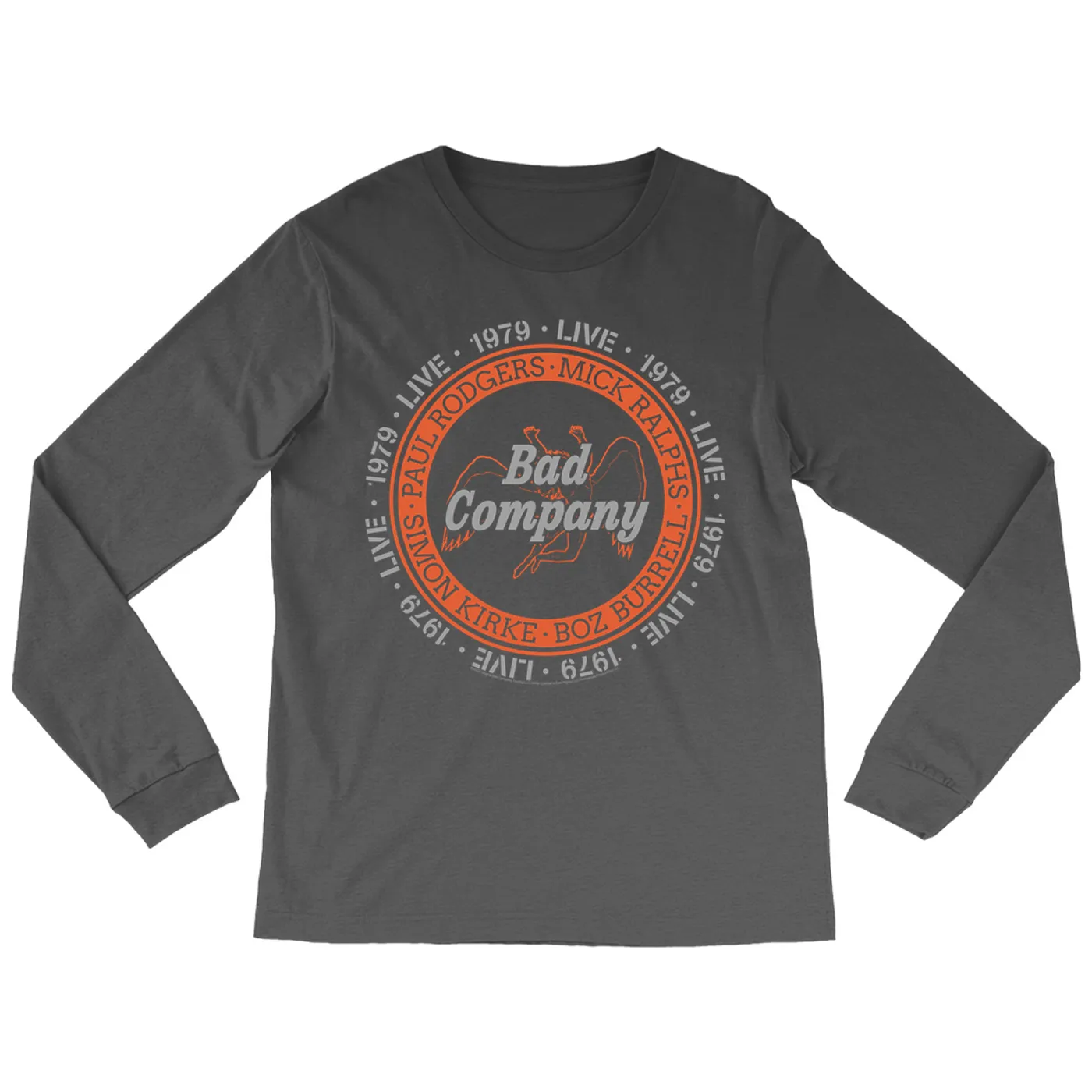 Bad Company Long Sleeve Shirt | Live In Concert 1979 Bad Company Shirt