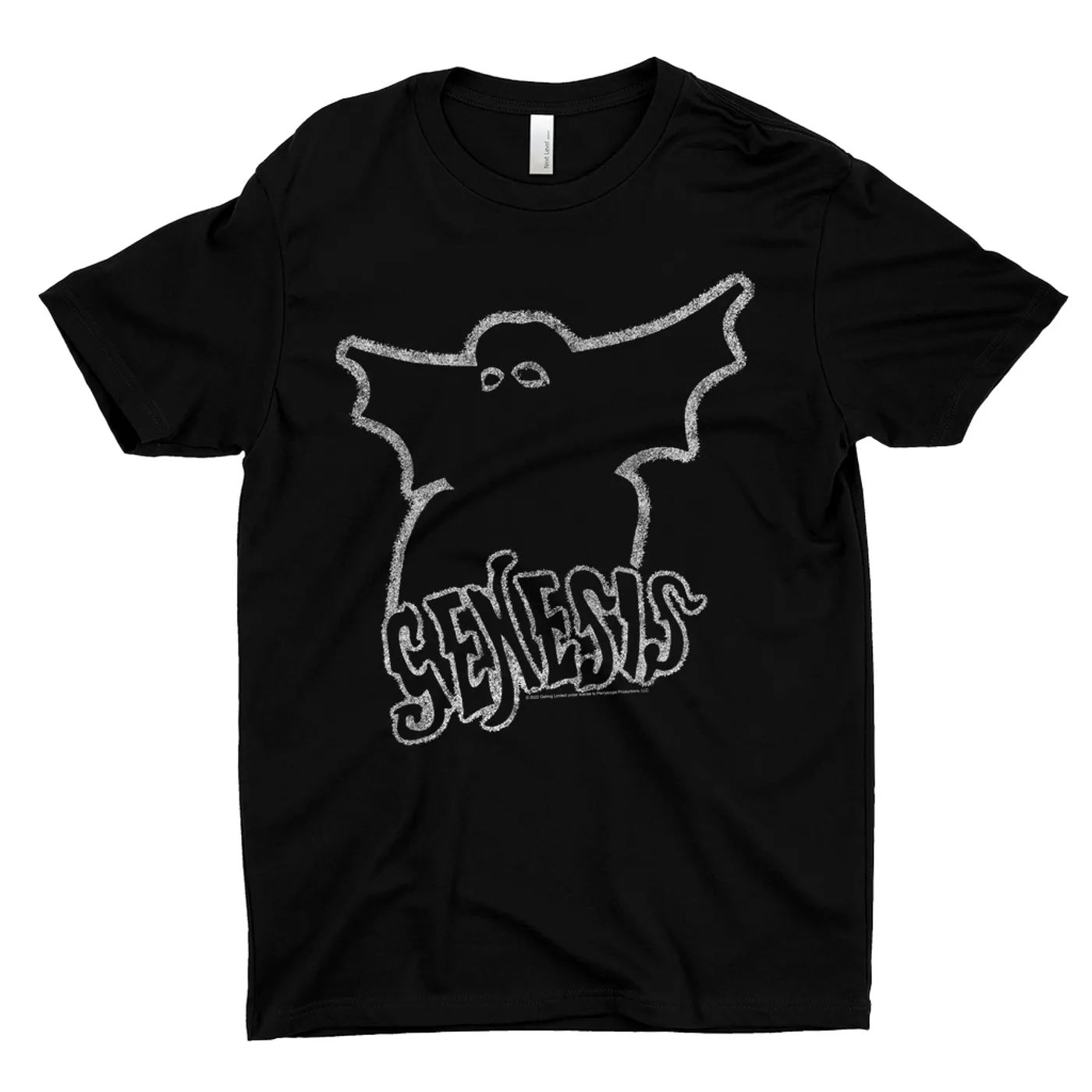 Genesis T-Shirt | Band Logo With Ghost Distressed Genesis Shirt