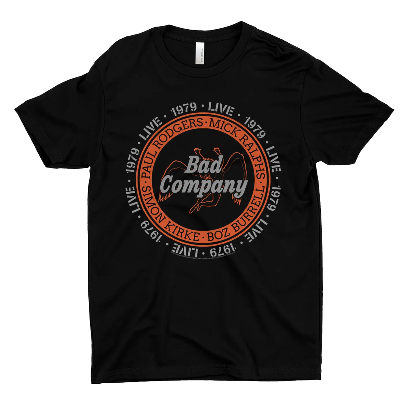 Bad Company T-Shirt | Live In Concert 1979 Bad Company Shirt