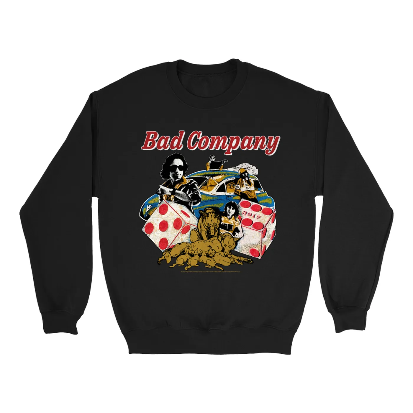 Bad Company Sweatshirt | Rock n' Roll Fantasy '79 Collage Bad Company Sweatshirt