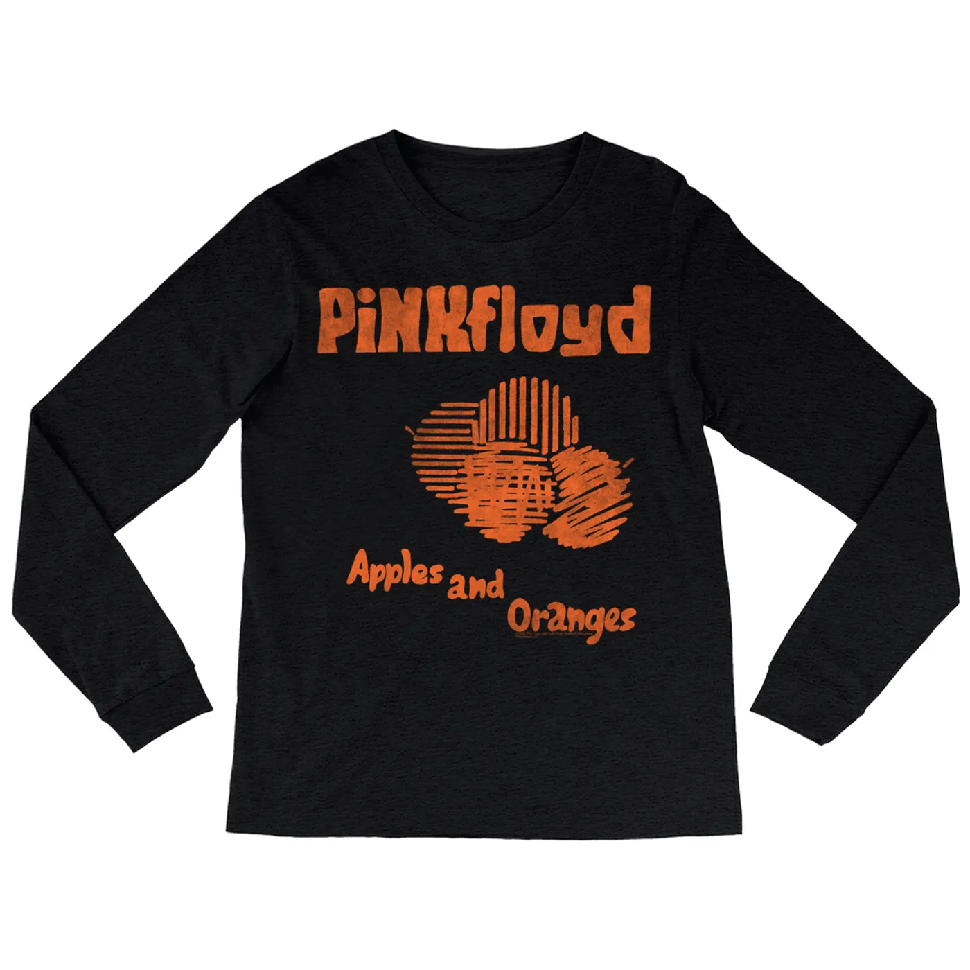 Pink Floyd Long Sleeve Shirt | Apples And Oranges Album Image Pink Floyd Shirt